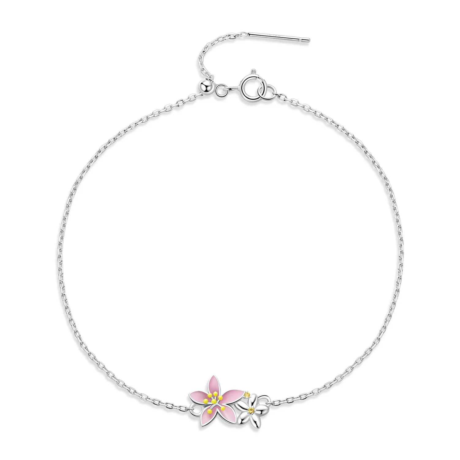 Pandora Style Beautiful Sakura Bracelet - SCB232