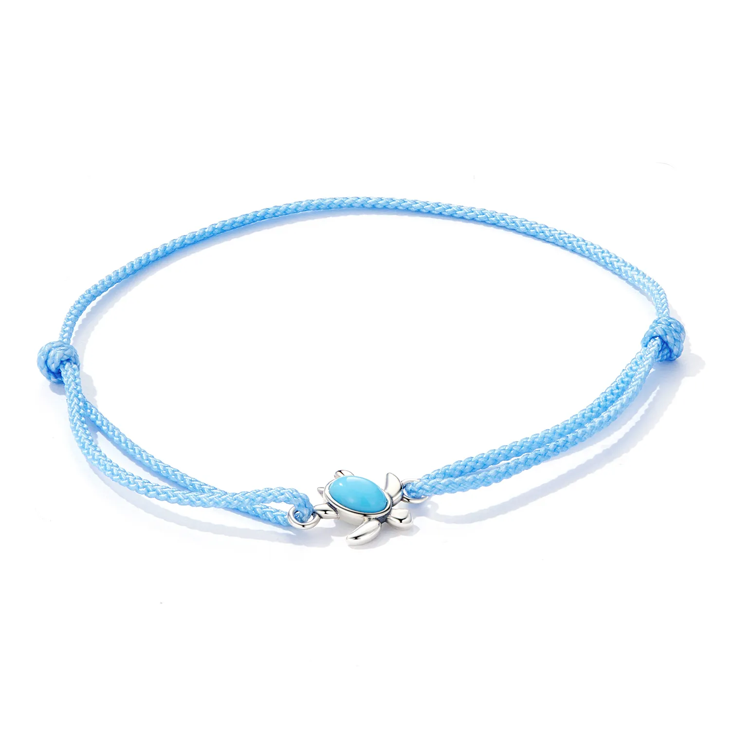 Pandora Style Blue Turtle Bracelet - SCB231