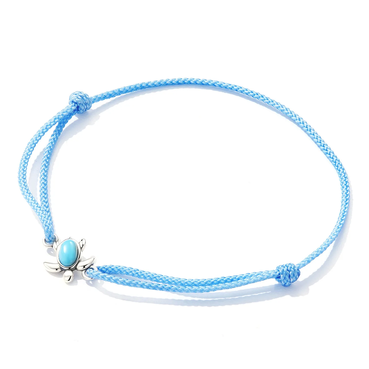 Pandora Style Blue Turtle Bracelet - SCB231