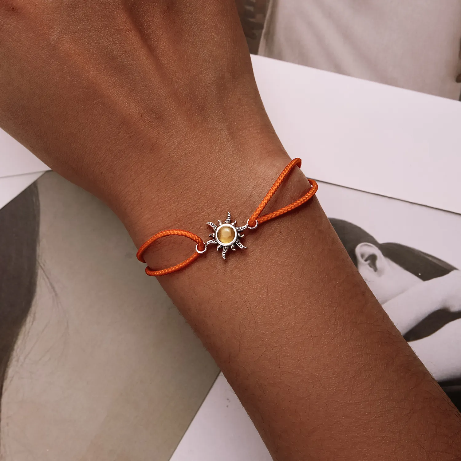 Pandora Style Orange Sun Bracelet - SCB230