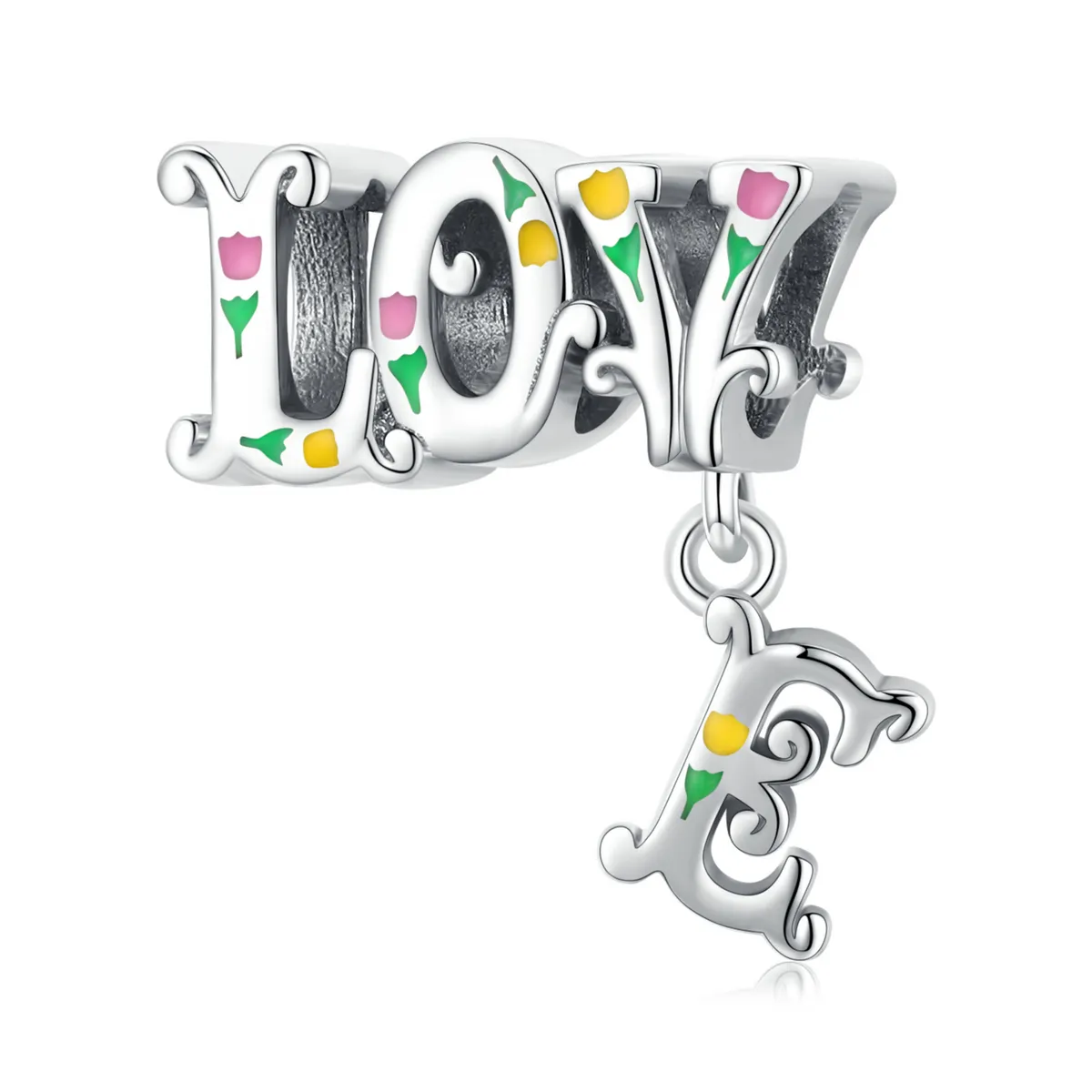 charm pandora cu litere tridimensionale bsc518