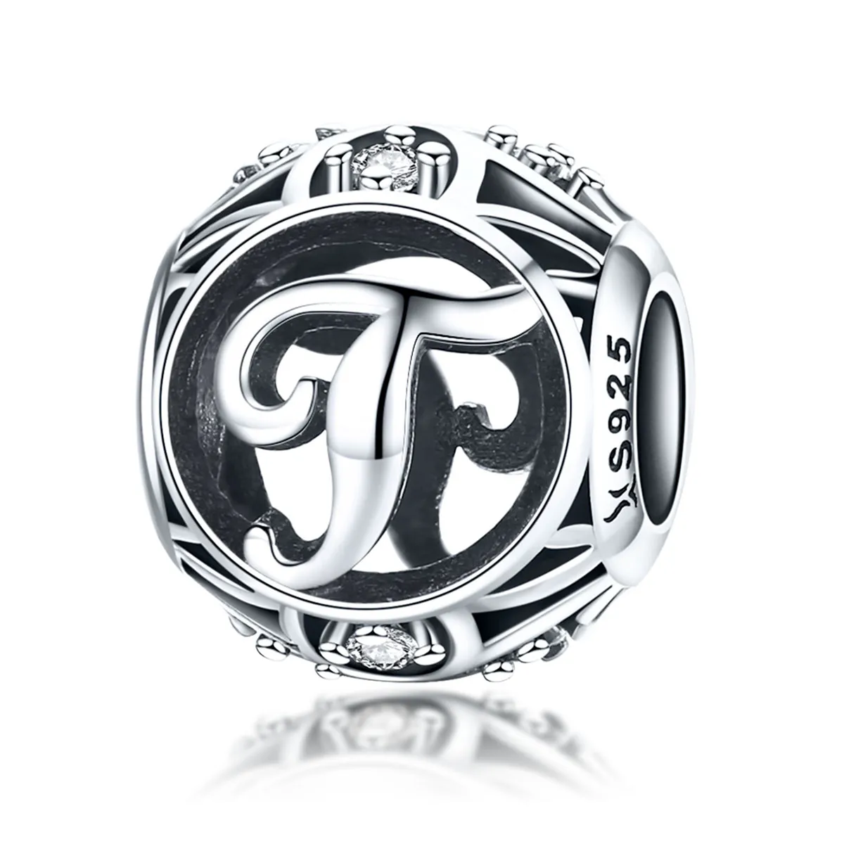 charm pandora în stil litera t scc738 t