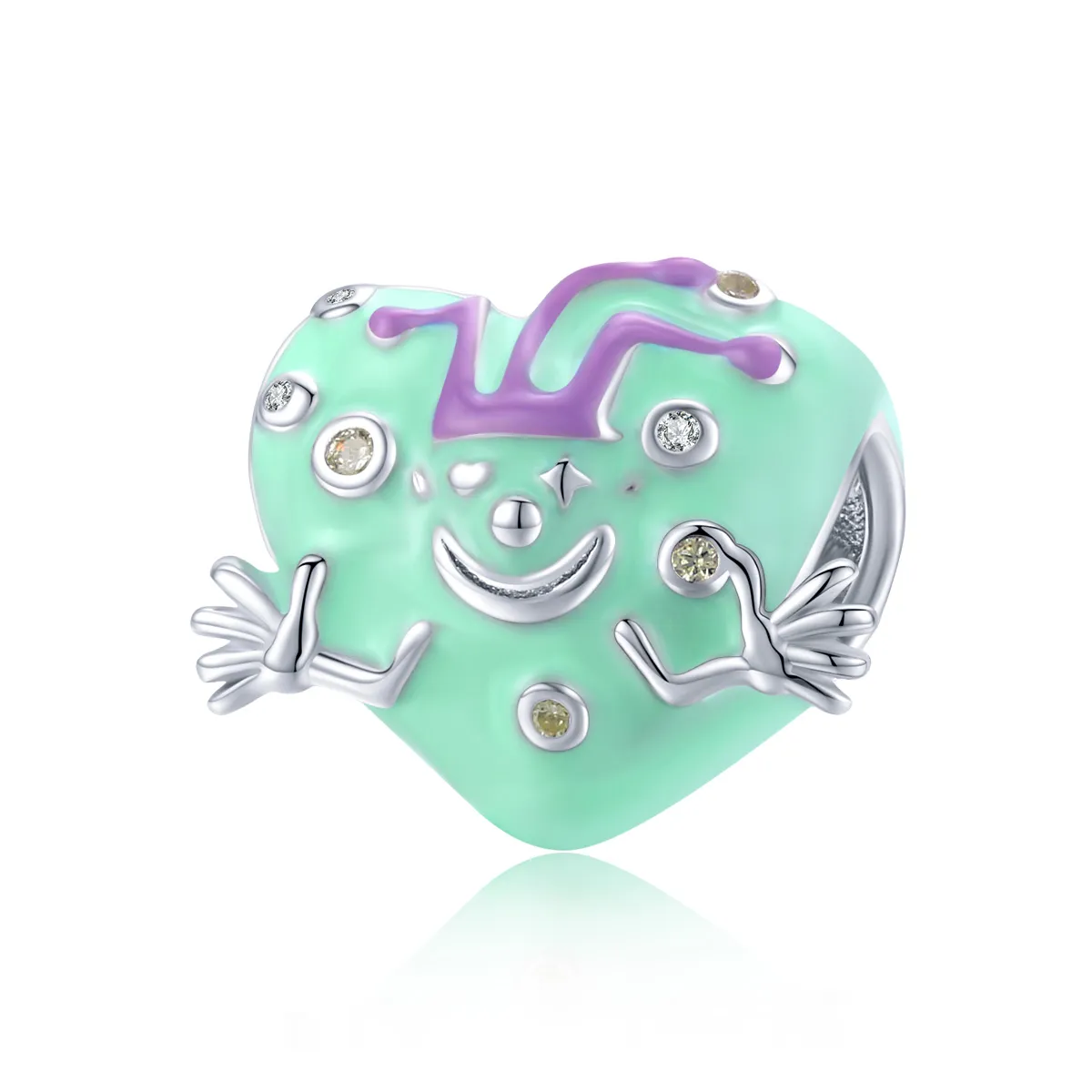 charm în stil pandora cu clovn fericit bsc292