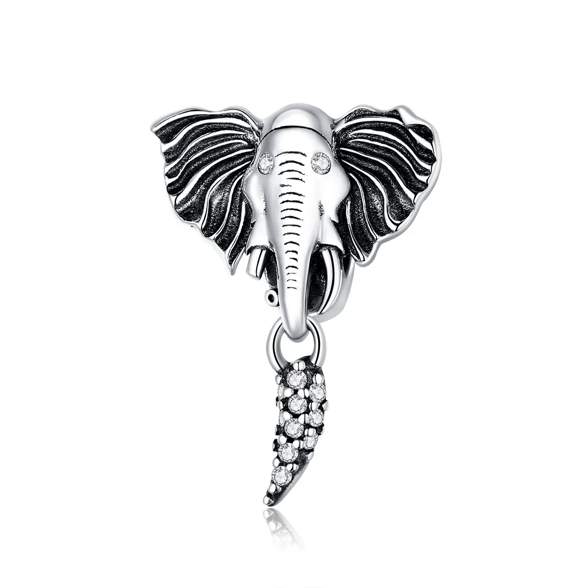 Pandantiv stil Pandora cu un elefant cu dinti lipsa - SCC1583