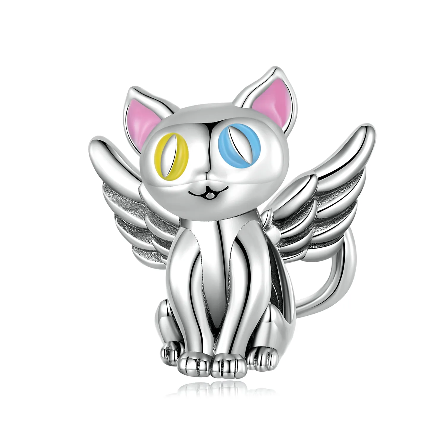 pandora stil amuletă pisică înger scc2299