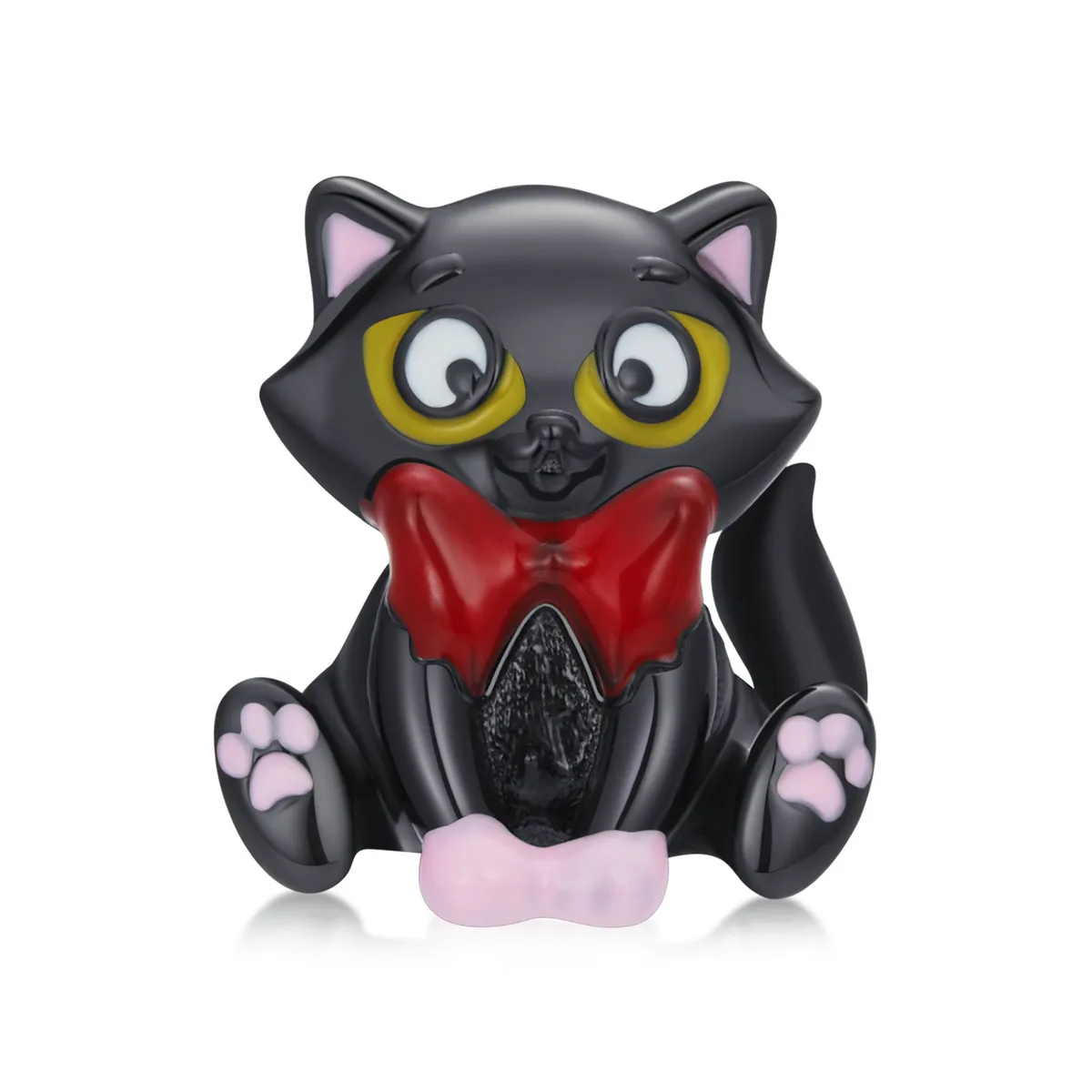 pandora stil elegant pandantiv pisică neagră scc2031