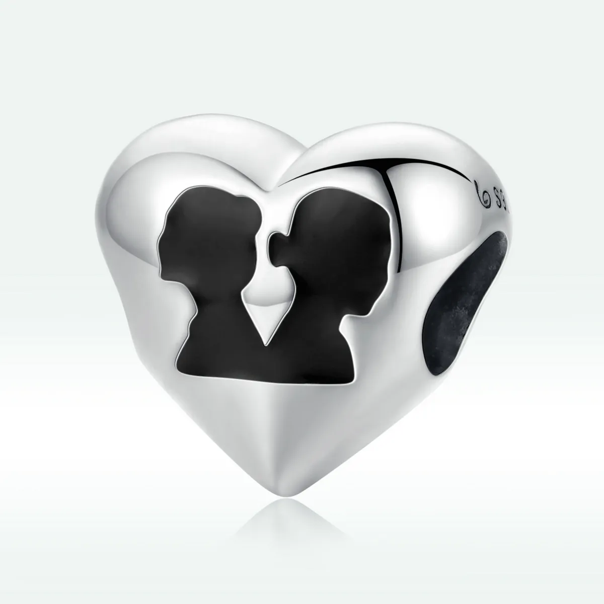 pandora stil iubire silueta breloc bsc549