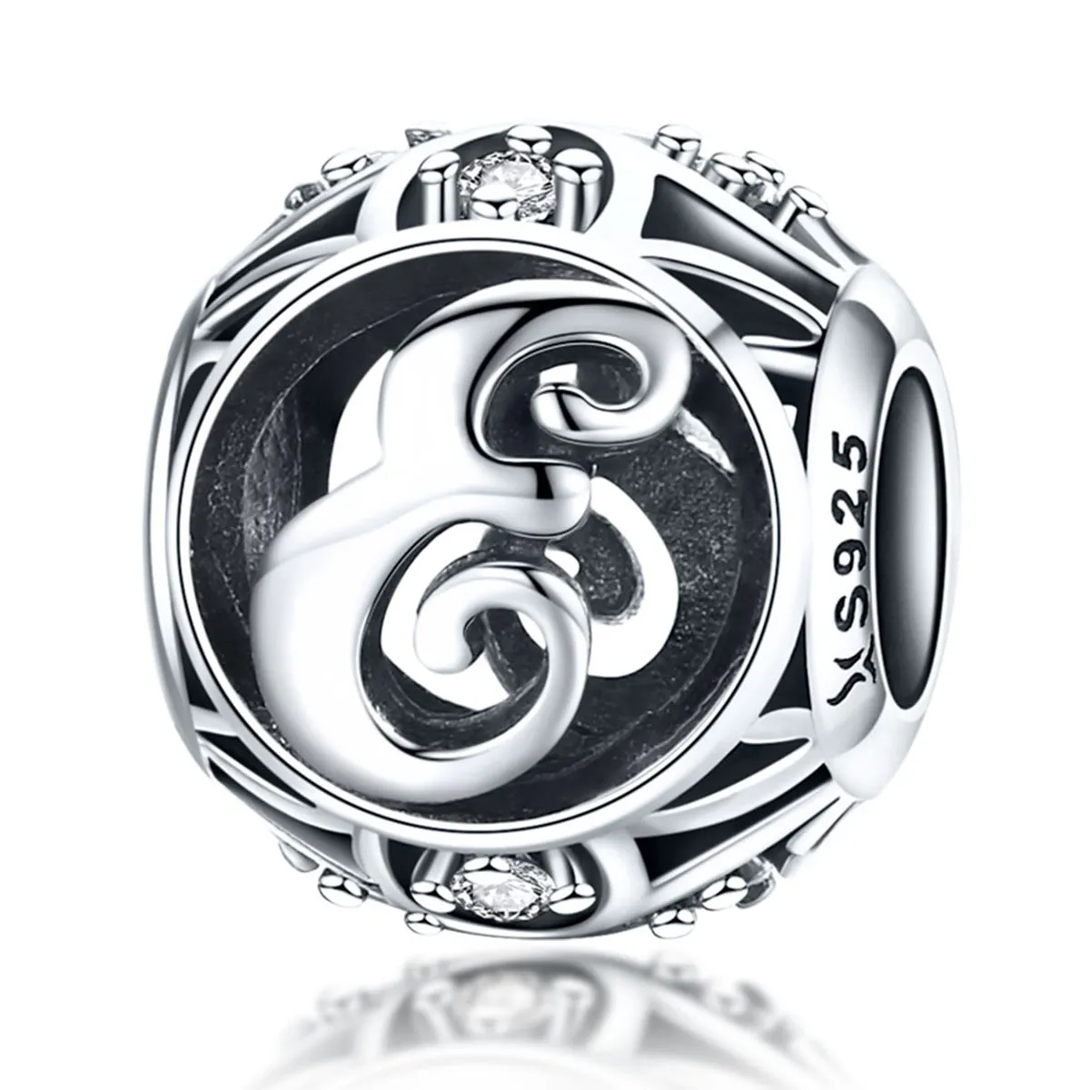 pandora stil literele e charm scc738 e