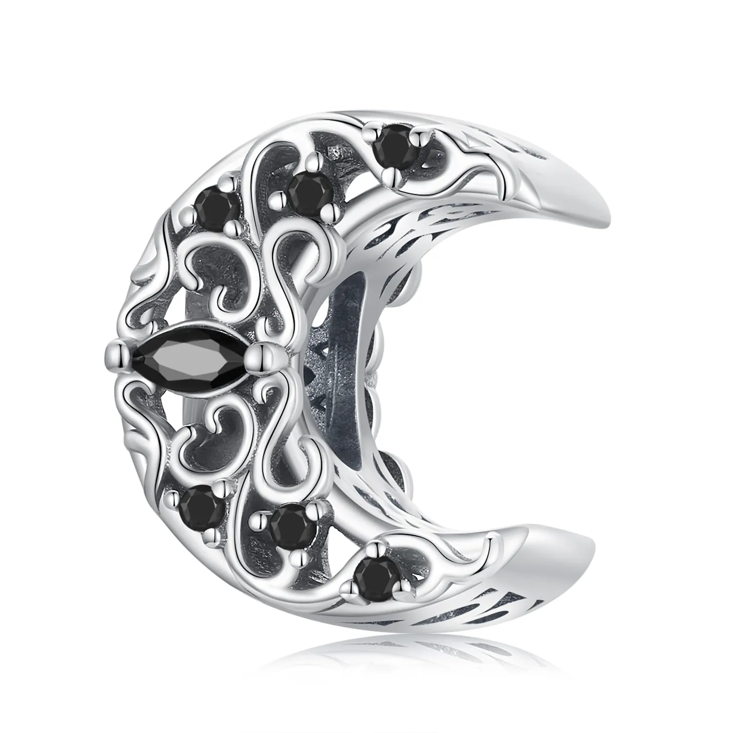 pandora stil lună noapte întunecată căluță de argint scc2370