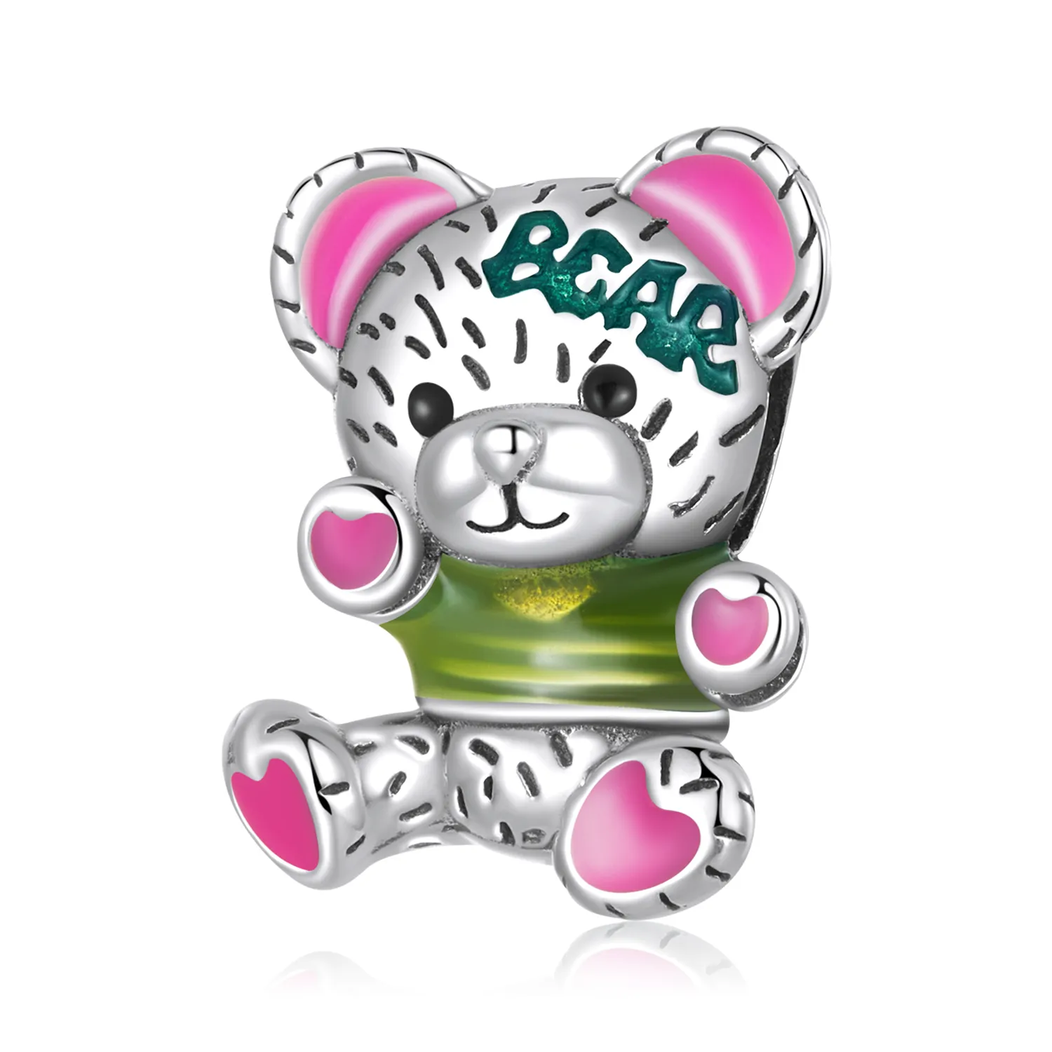 pandora stil neon ursuleț păpușă pandantiv scc2231