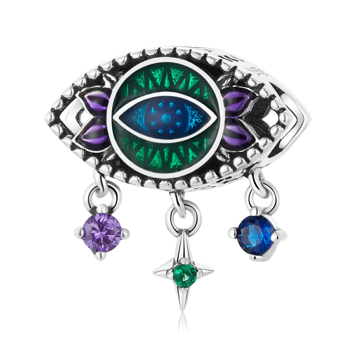 pandora stil retro talisman ochiul diavolului scc2162