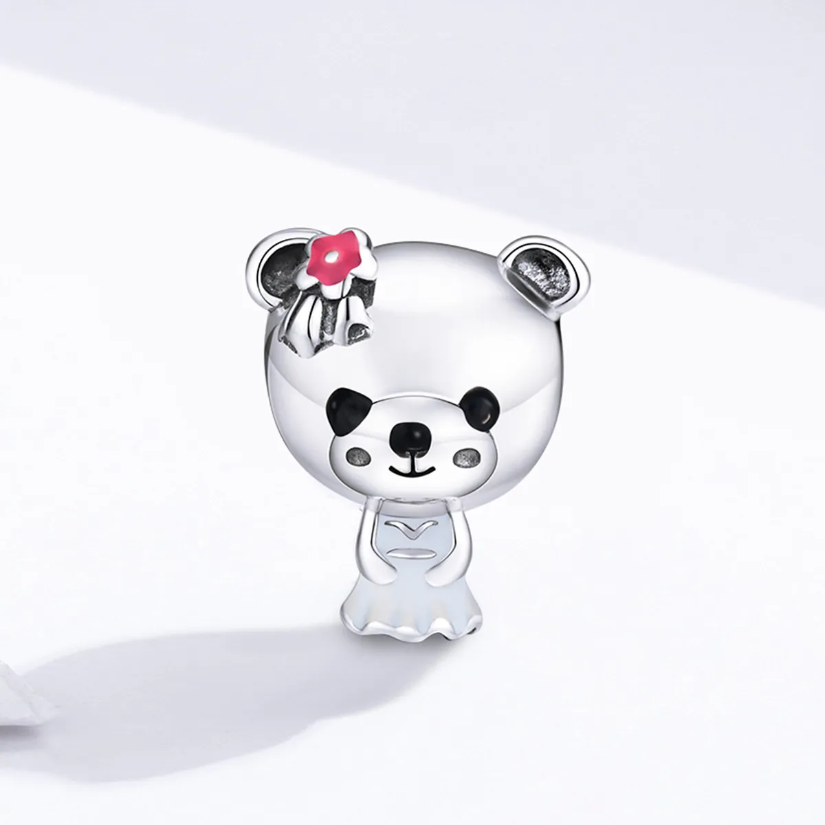 Pandora Style Bride Bear Charm - SCC1474