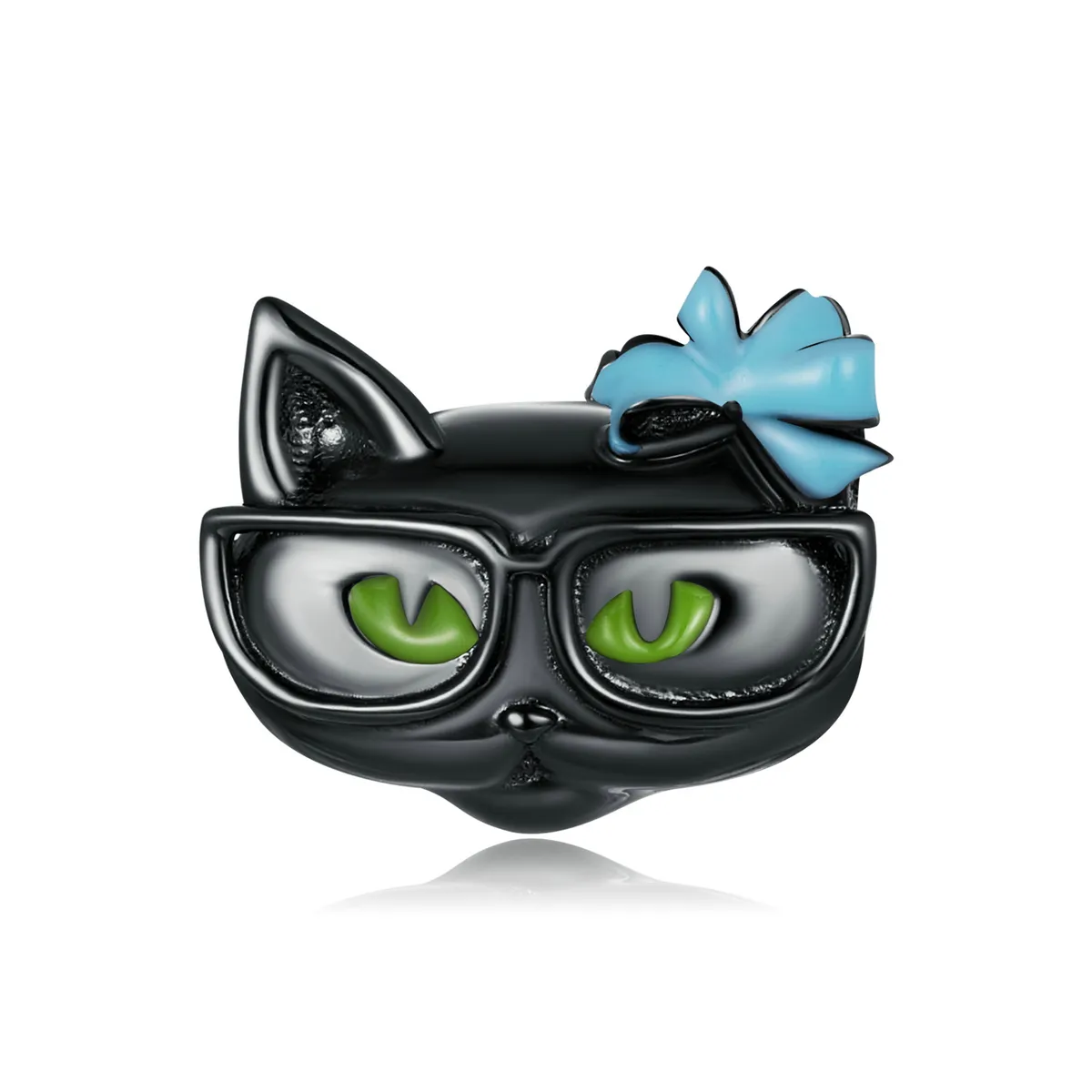 Pandora Style Cool Black Cat Charm - SCC2086