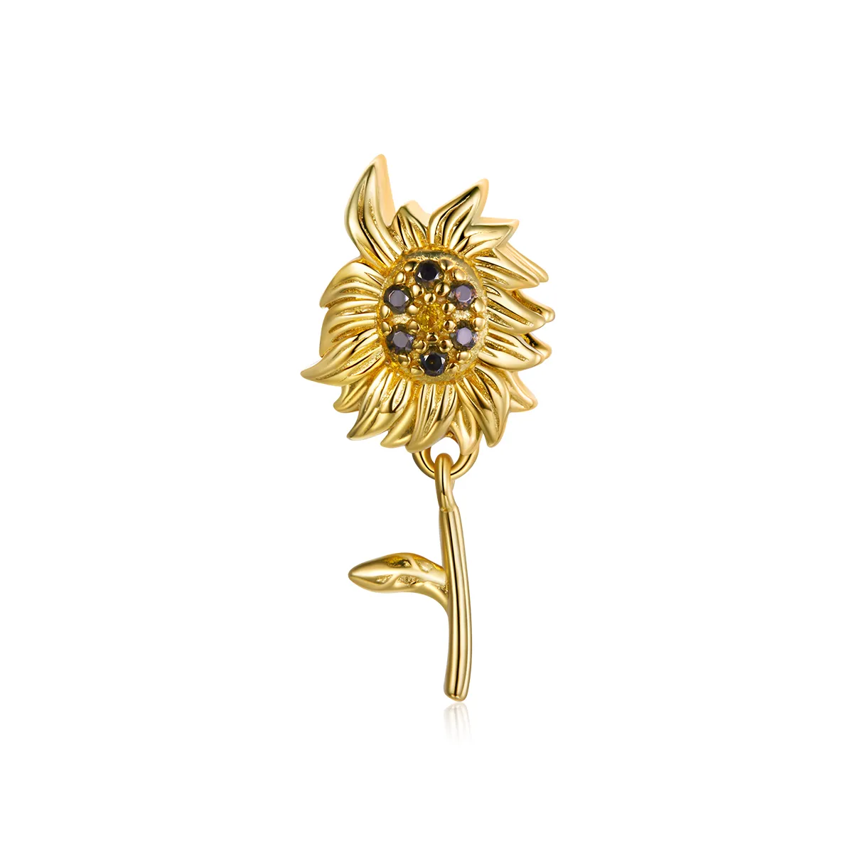 pandora style floare de soare charm bsc425