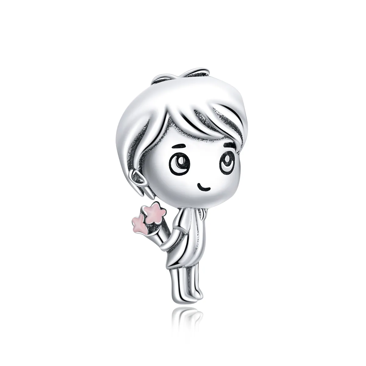 pandora style heartbeat boy charm bsc400 este un pandantiv cu stil pandora