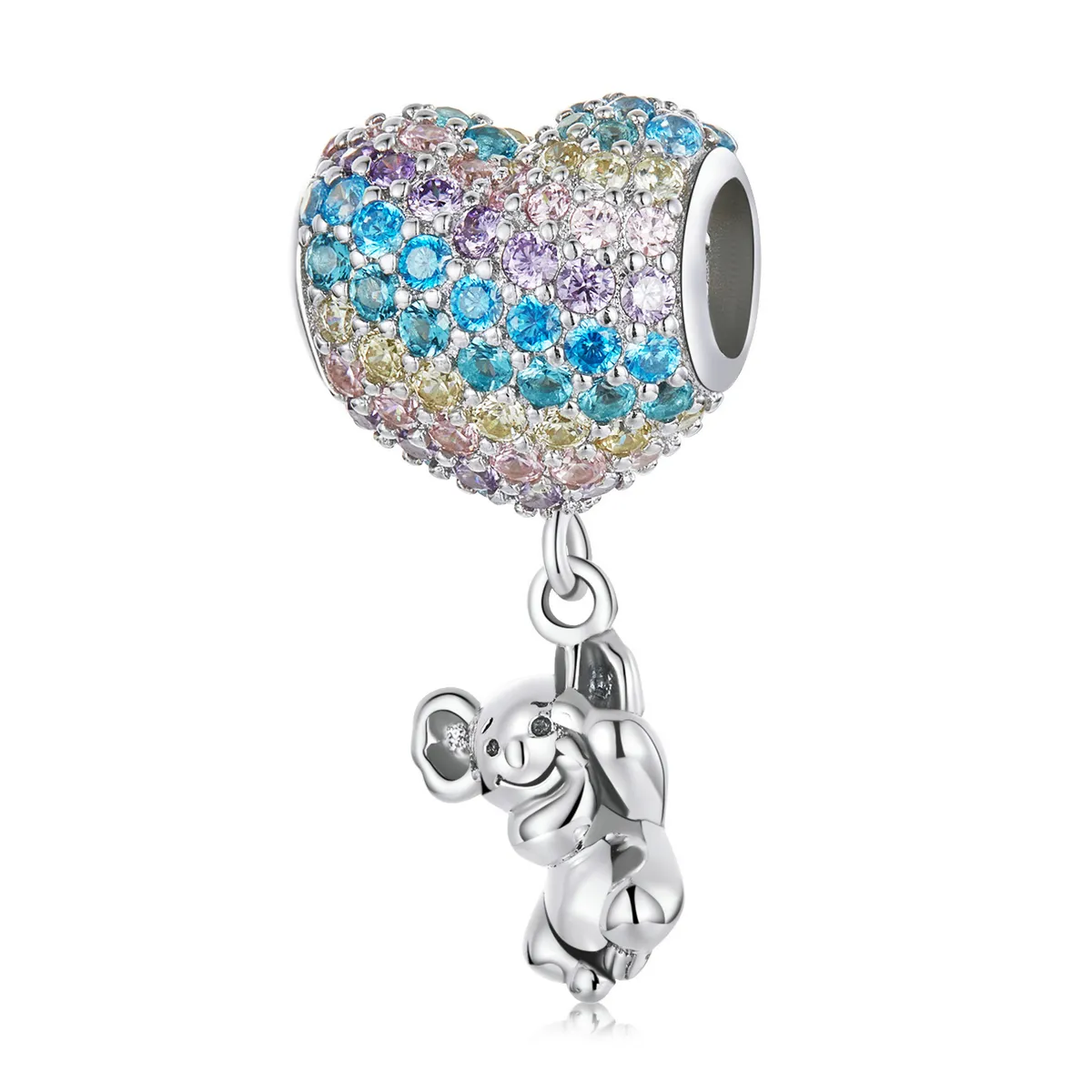 Pandora Style Love Balloon Koala Charm - SCC2116