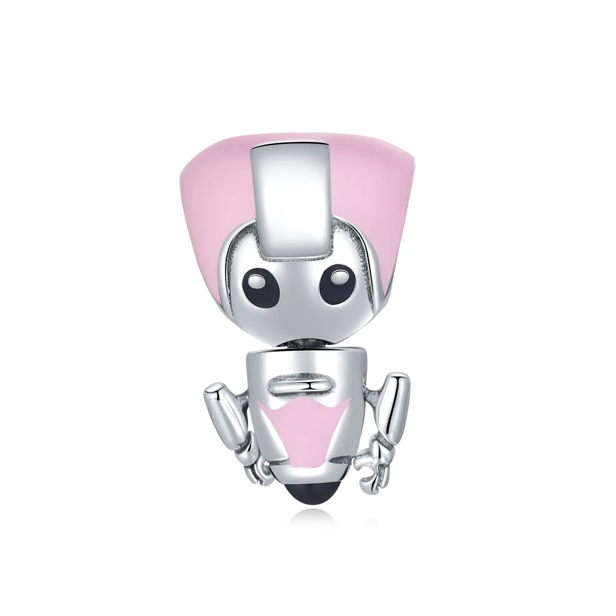 Pandora Style Pandantiv Robot Roz pentru Bebeluși - SCC1774