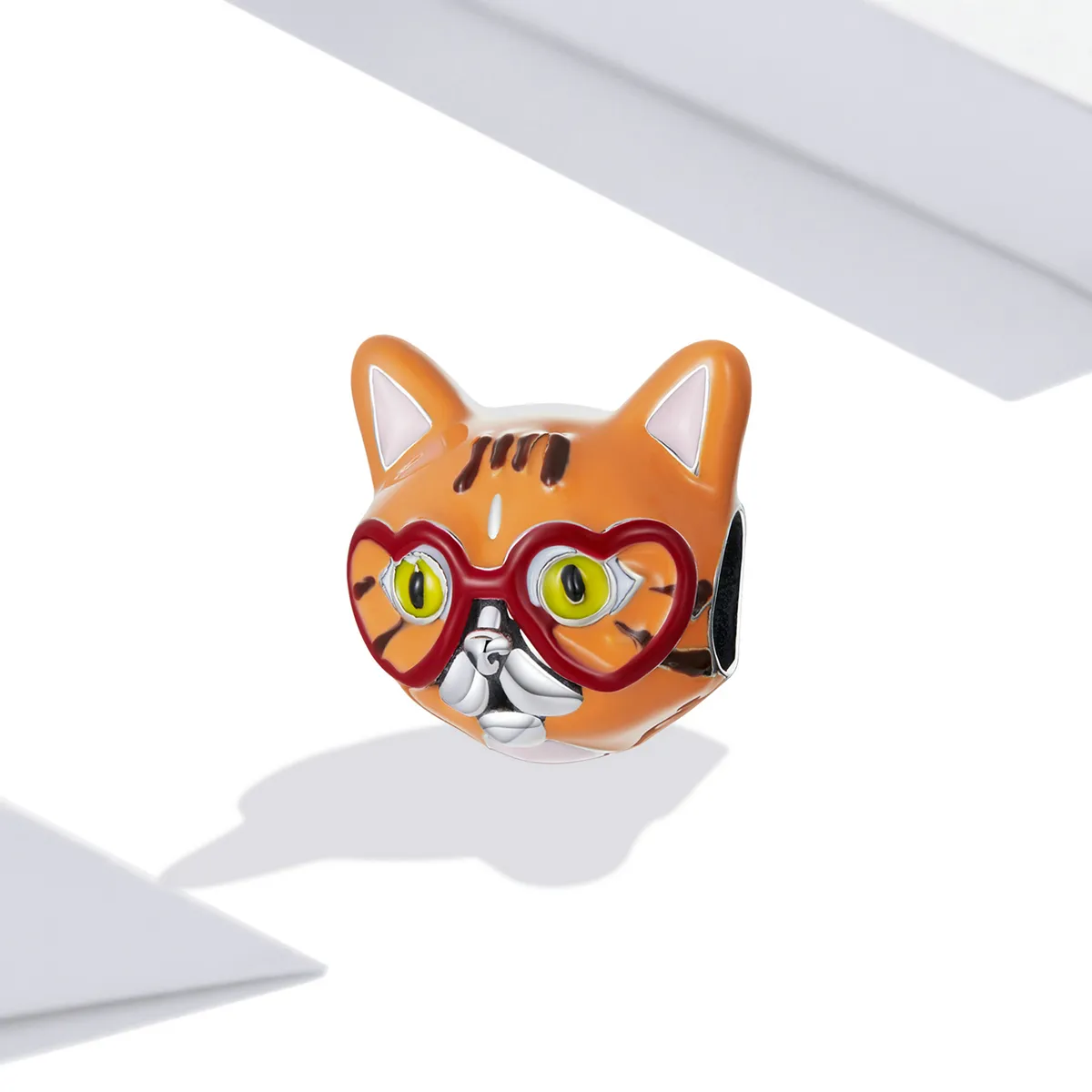 Pandora Style Sweetheart Big Orange Cat Charm - SCC2092