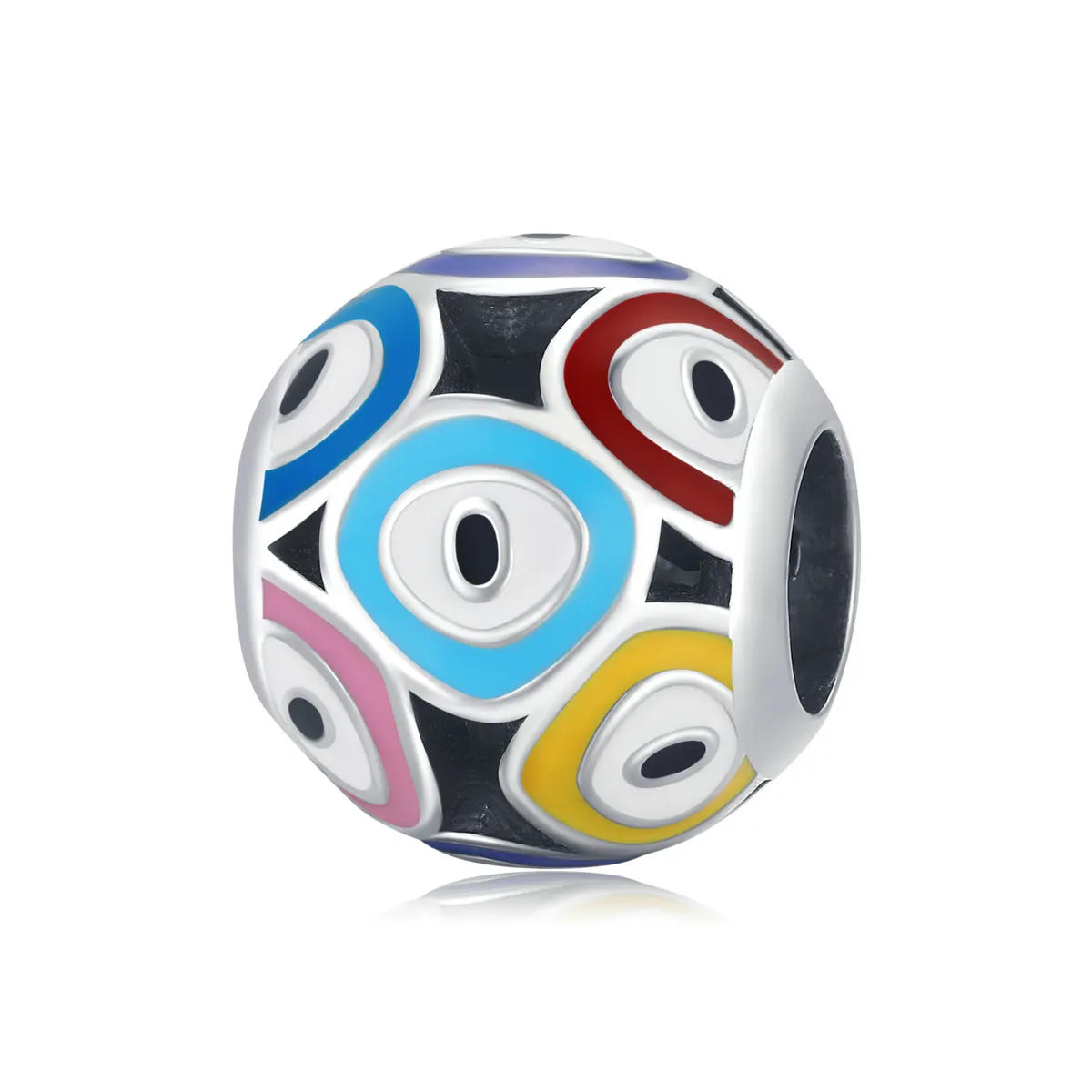 pandora style talismanul ochiului diavolului colorat bsc585