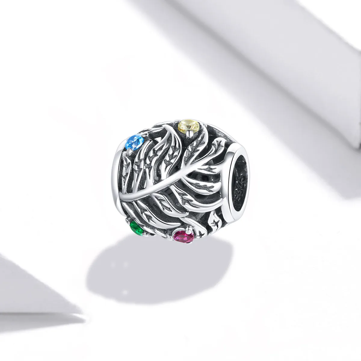 Pandora Style Tropical Leaves Charm - BSC450
