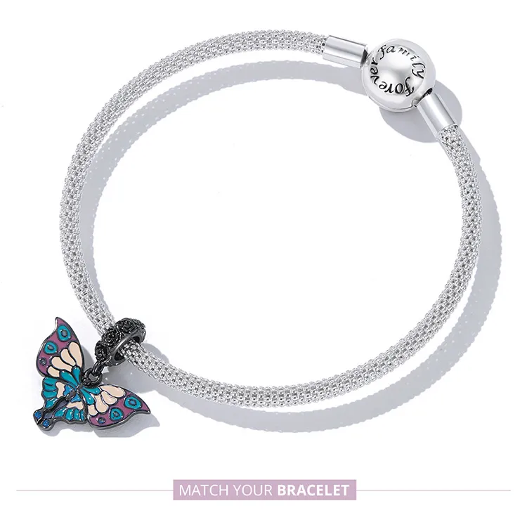 (imagine pentru) Pandora Stil Artistic Fluture Dangle - SCC2240 - Vizualizare 8