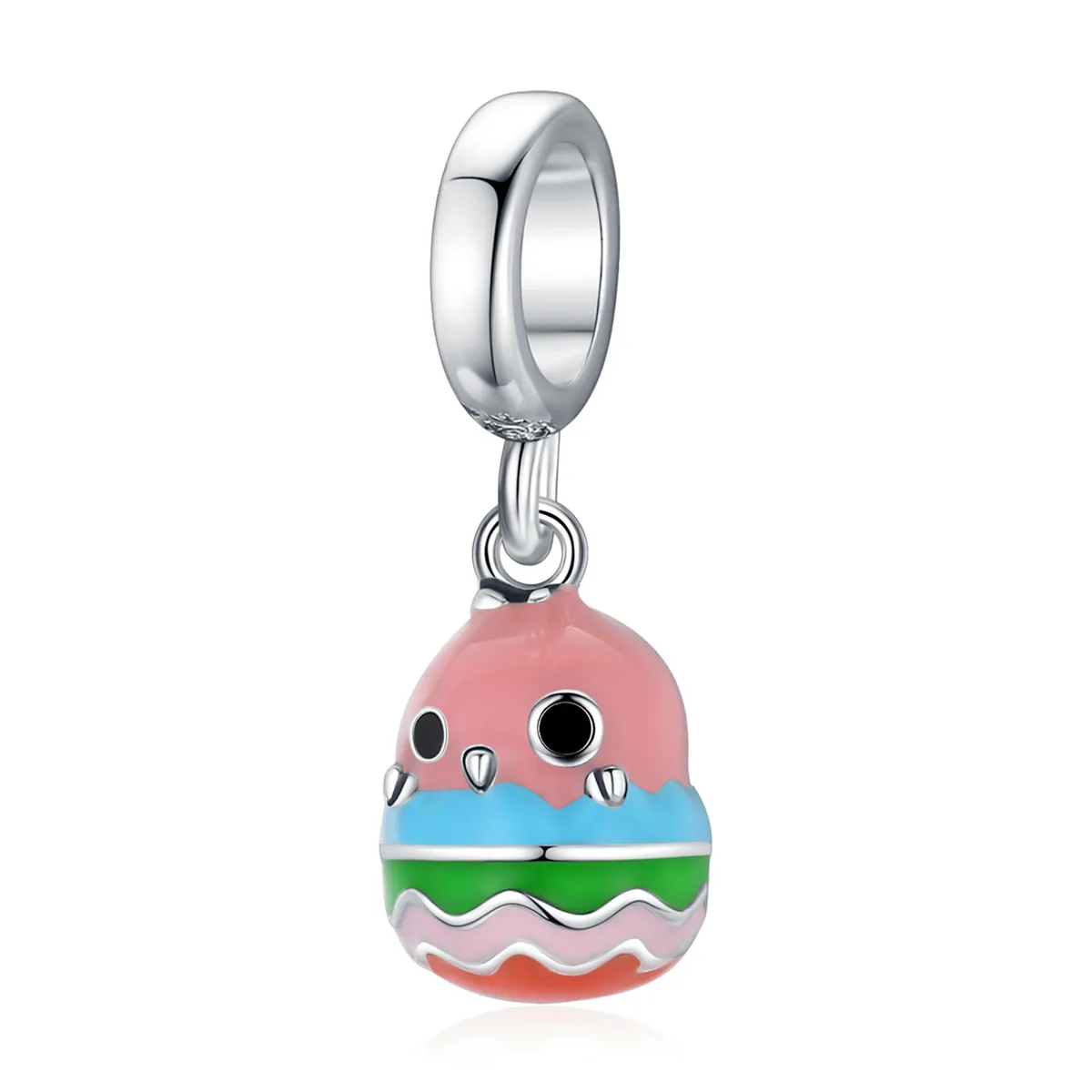 pandora stil pasăre amuzantă dangle scc1935
