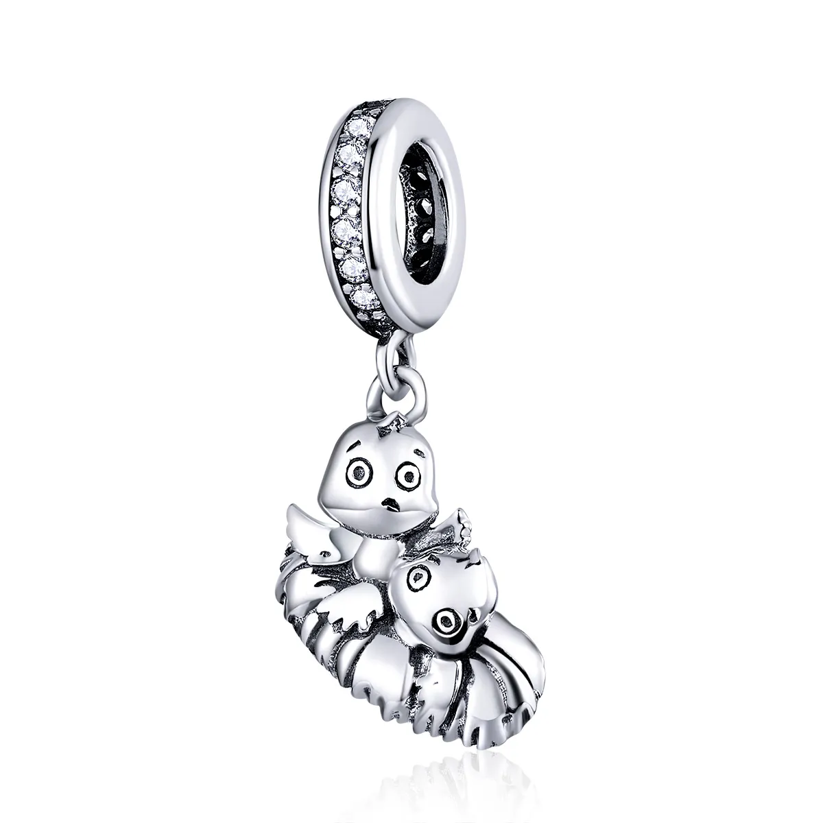 pandora stil pendul pasăre de desen animat scc1522
