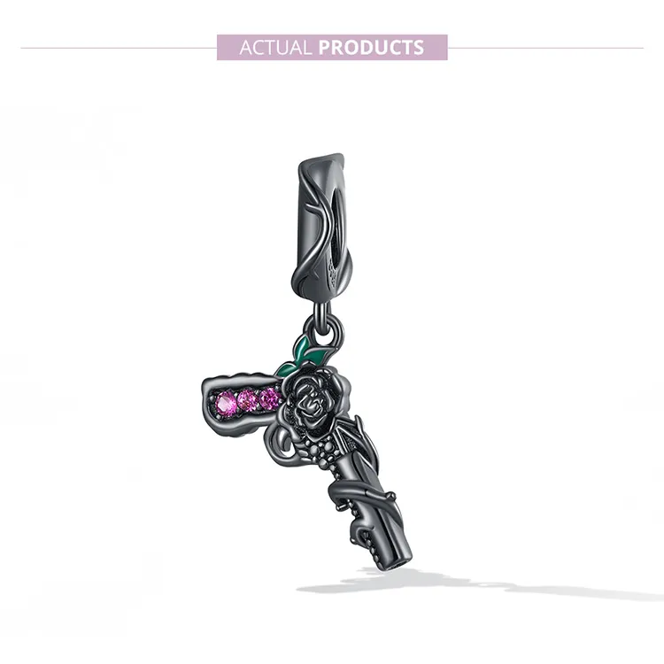 (imagine pentru) Pandora Stil Pistol Roz Cercei cu Pandantiv - SCC2241 - Vizualizare 7
