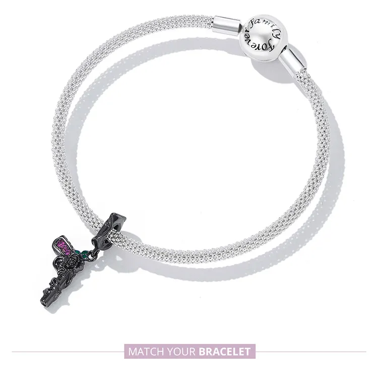 (imagine pentru) Pandora Stil Pistol Roz Cercei cu Pandantiv - SCC2241 - Vizualizare 8