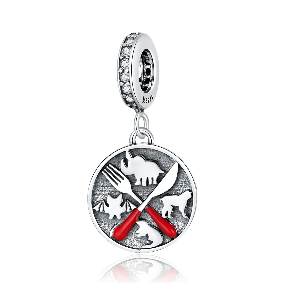 pandora style refuză să mănânce animale sălbatice dangle scc1588
