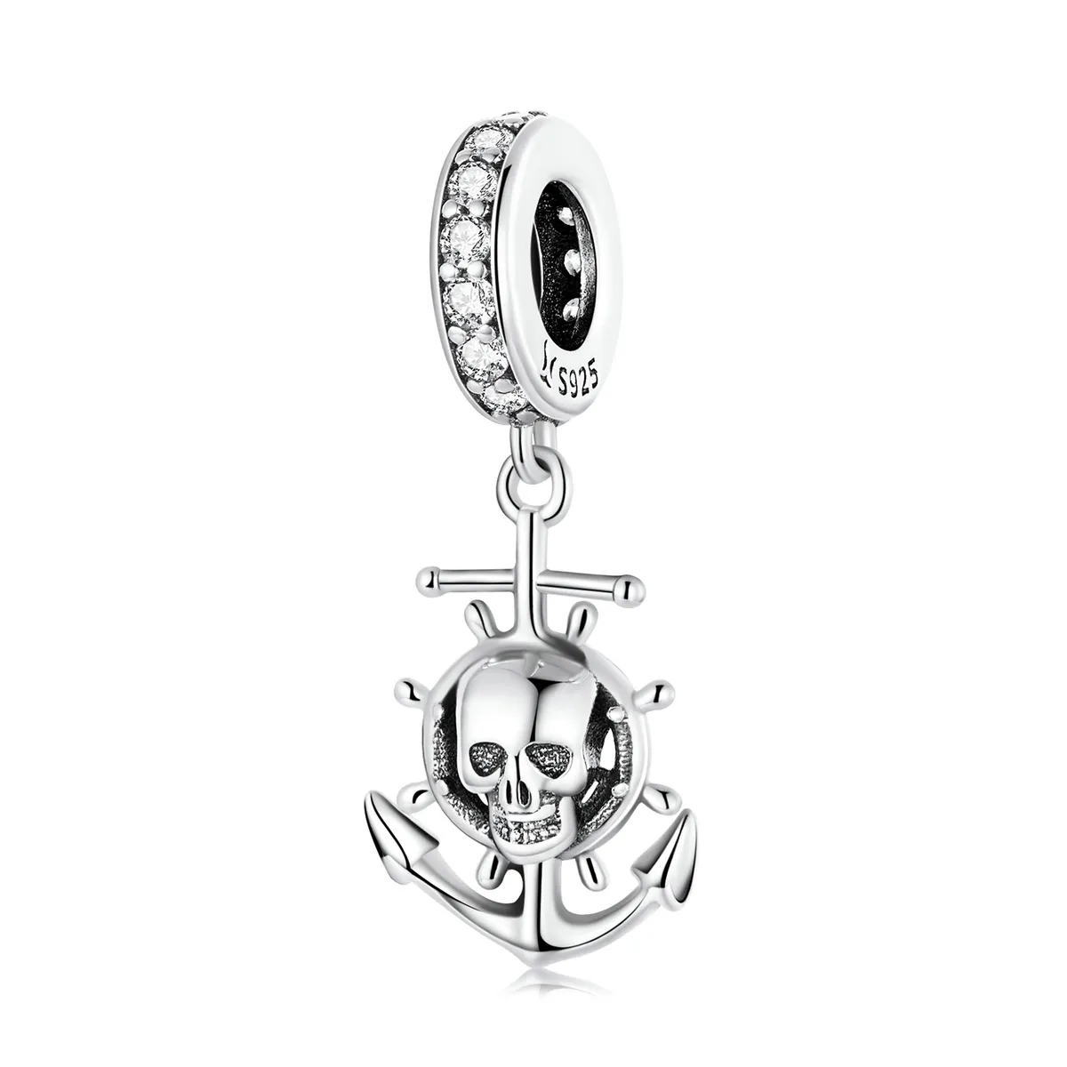 stilul pandora world travel pandantiv cu vas pirat schelet scc2030
