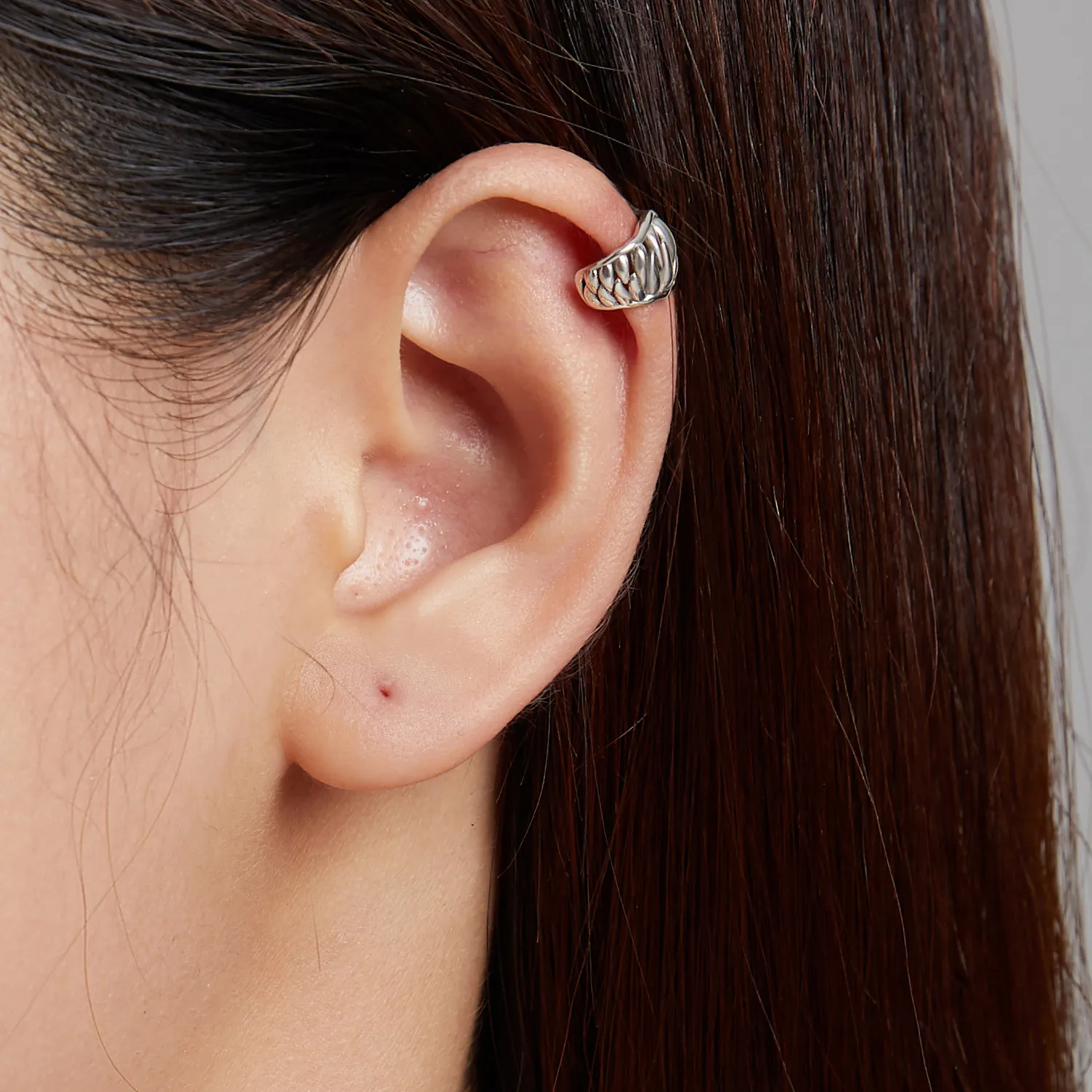 Clemă de ureche de stil Pandora cu dinte de fiară - SCE1203