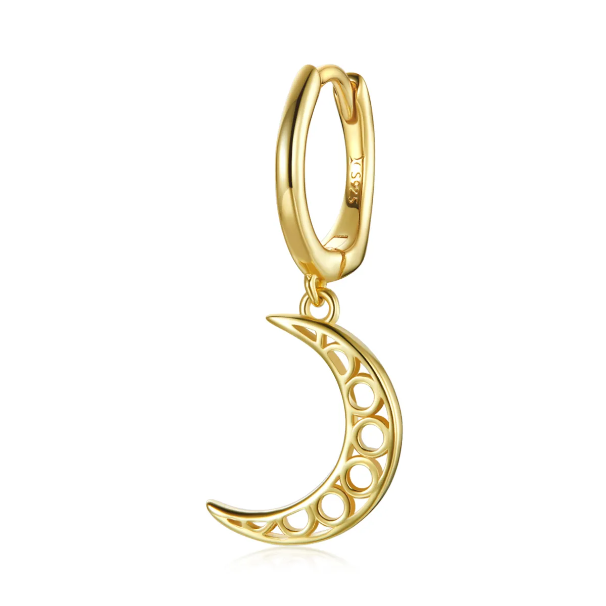 pandora style minimalism cercei semilună cu stil sce1191