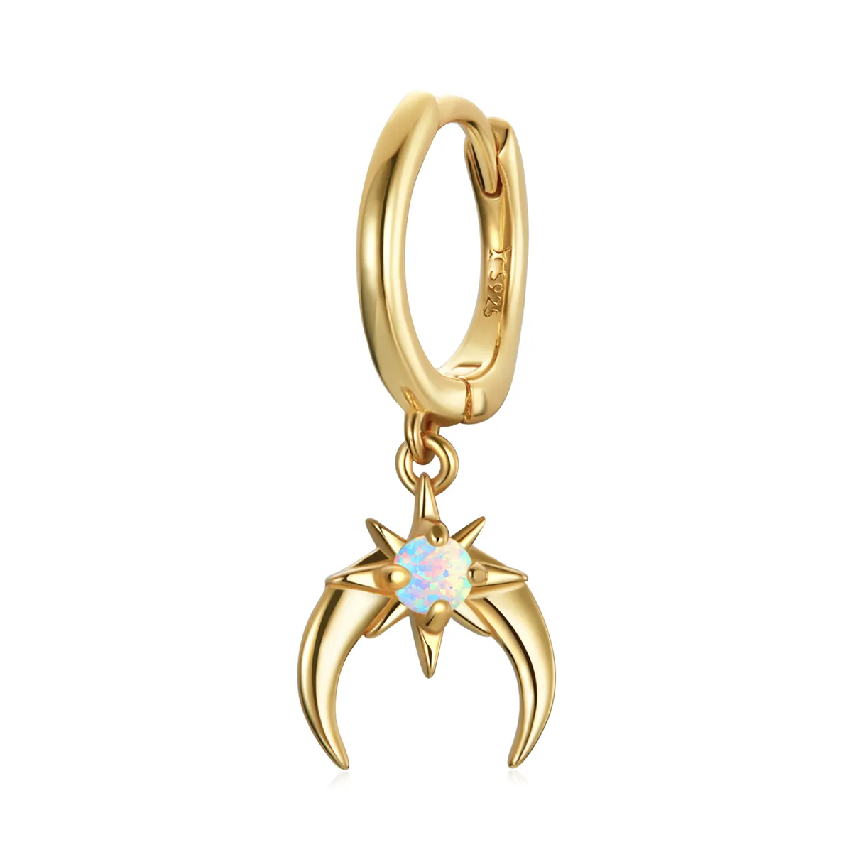 pandora style mysterious spain cercei starburst hoop sce1145