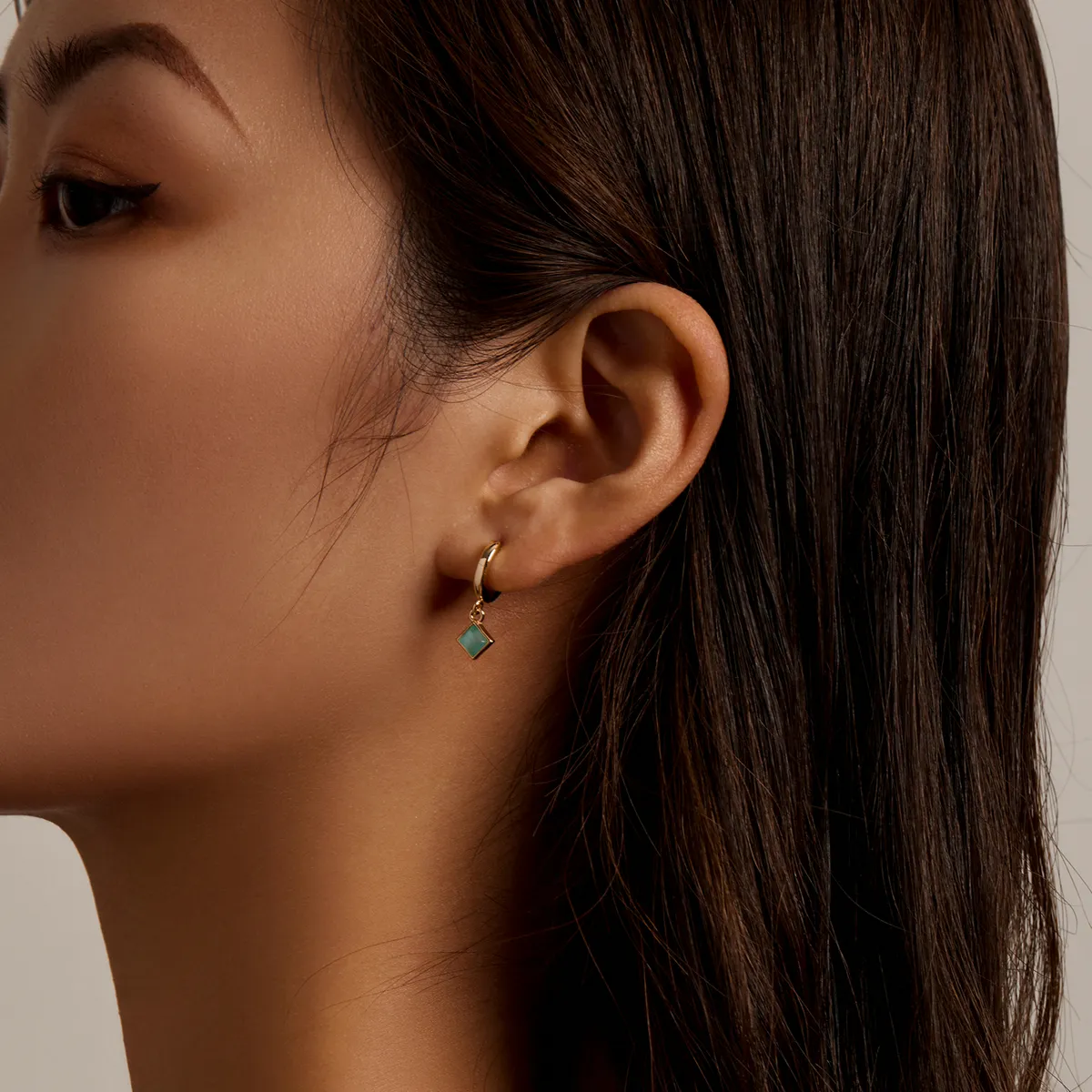 Pandora Style Simple Geometry Hoop Earrings - SCE1321