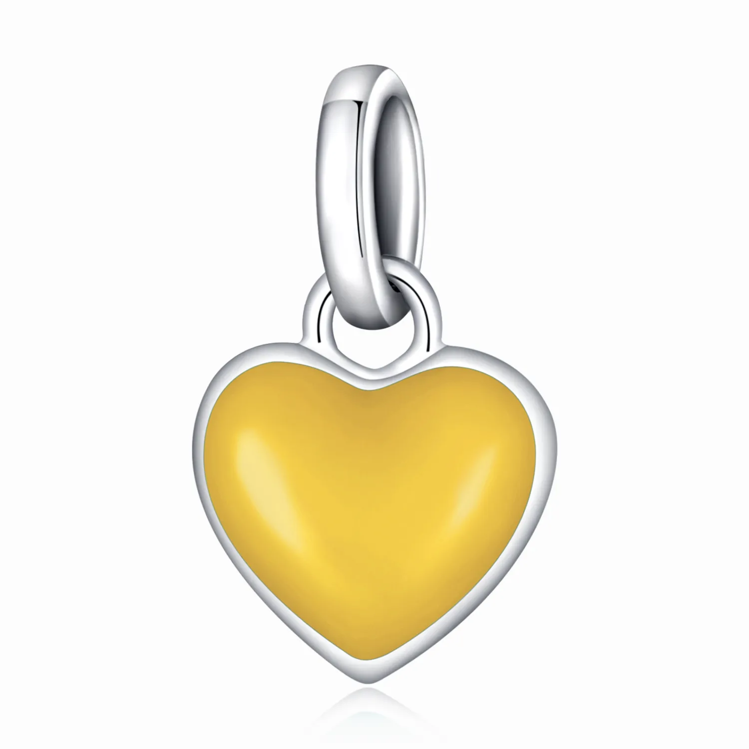 Pandora Style Me Love - Cercei cu pandantiv în stil lămâie galbenă - SCP063-YE