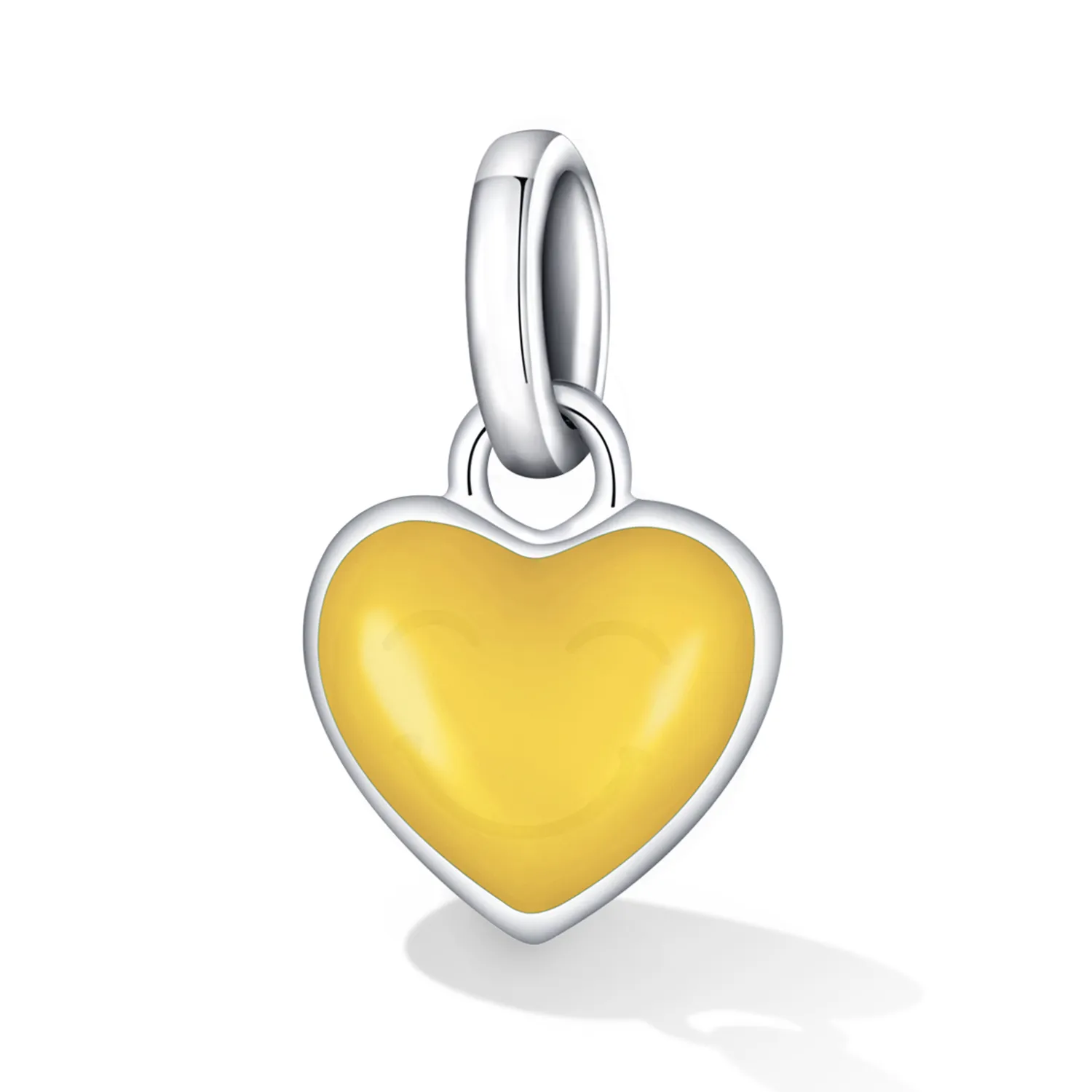 Pandora Style Me Love - Cercei cu pandantiv în stil lămâie galbenă - SCP063-YE