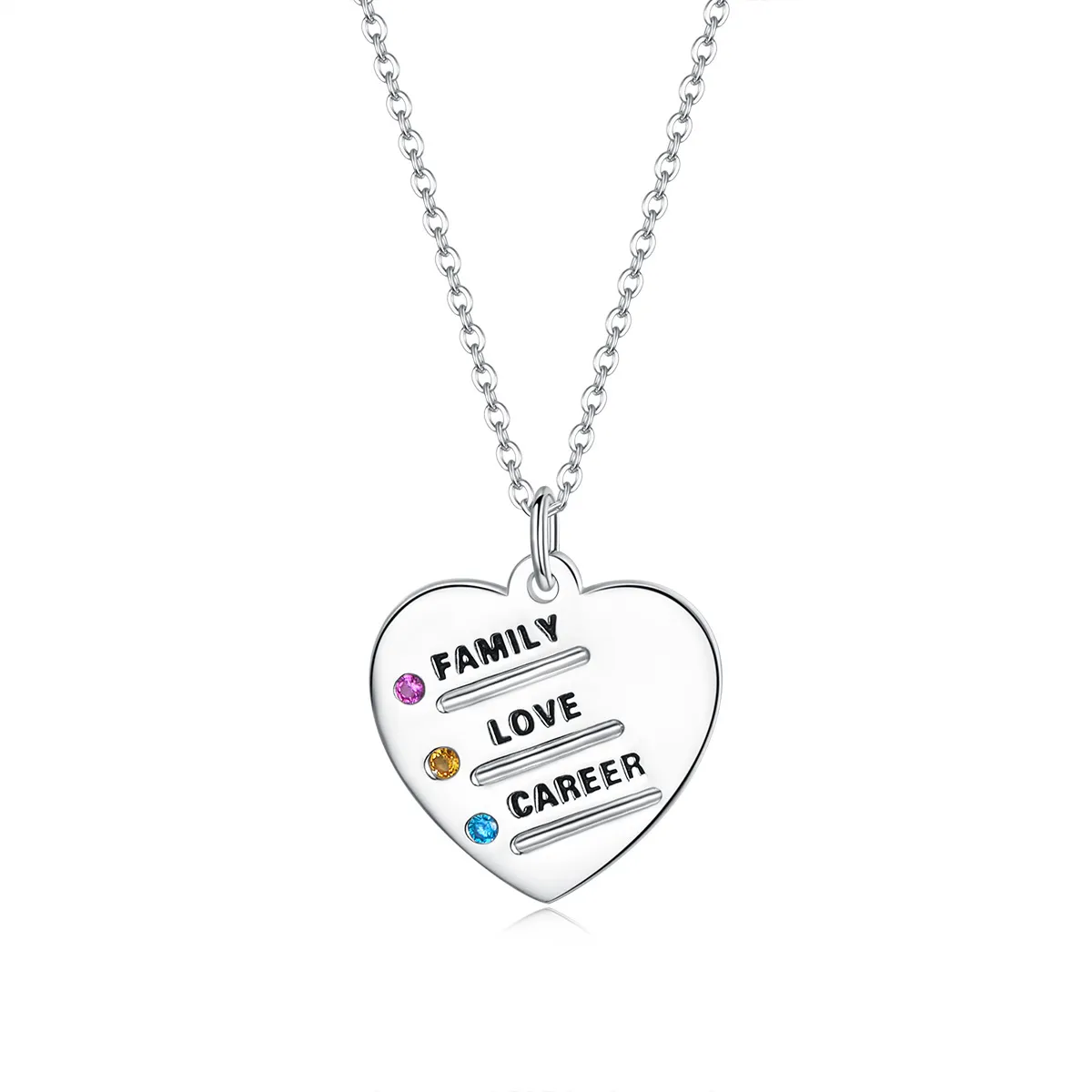 colier pandora style love language bsn058