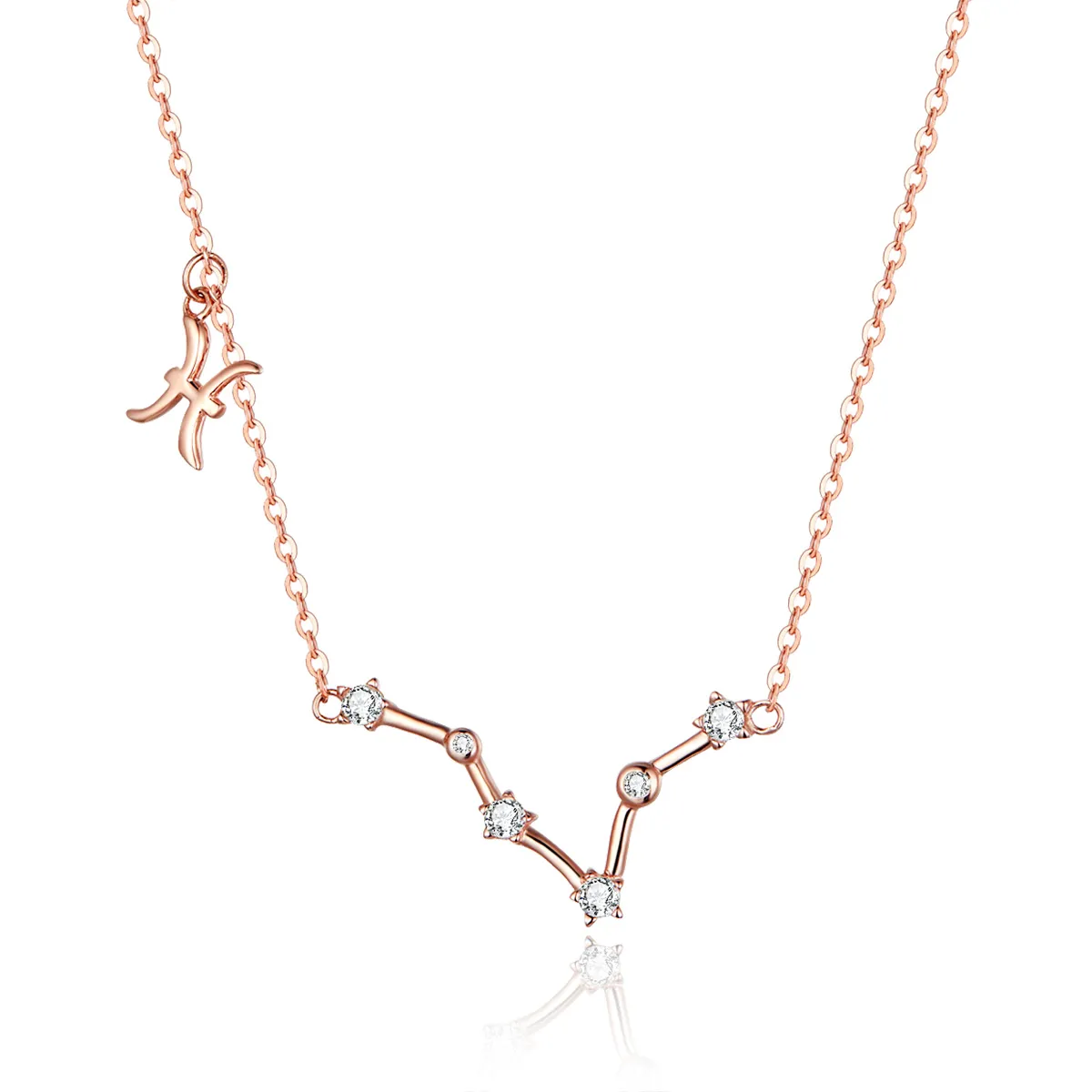 colier pisces în stil pandora bsn017