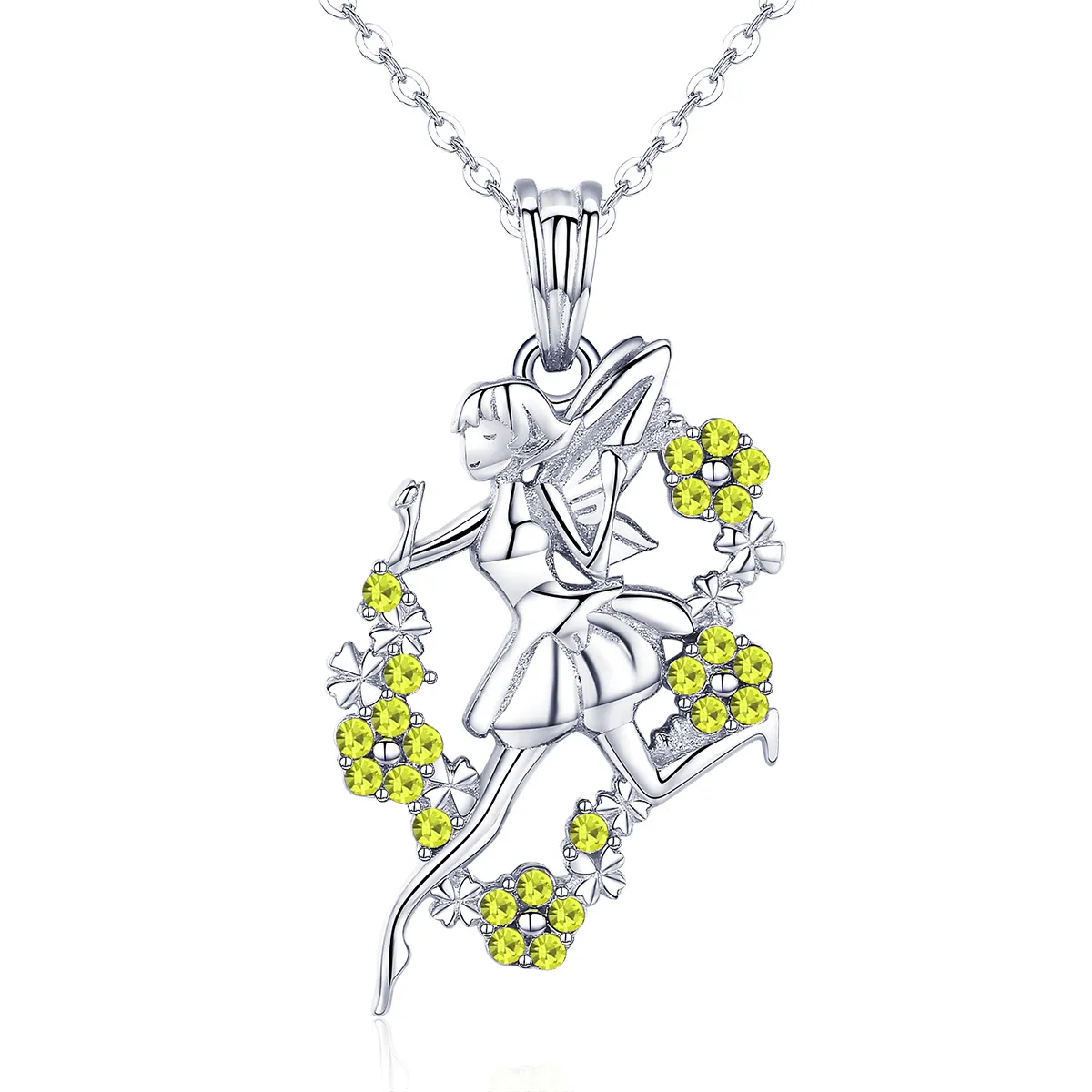 colier stil pandora cu elf norocos bsn005