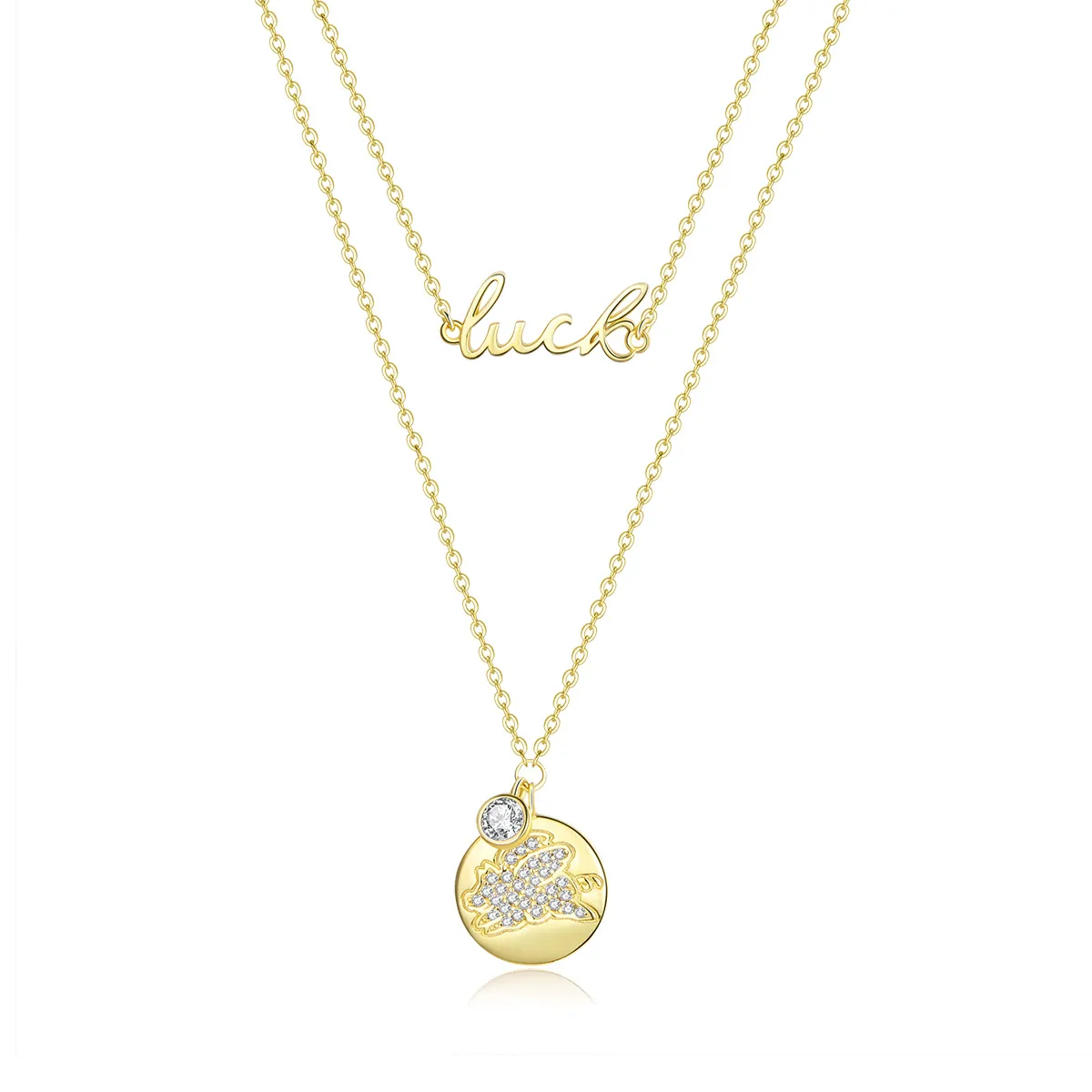 colier stil pandora cu un purcel norocos bsn090
