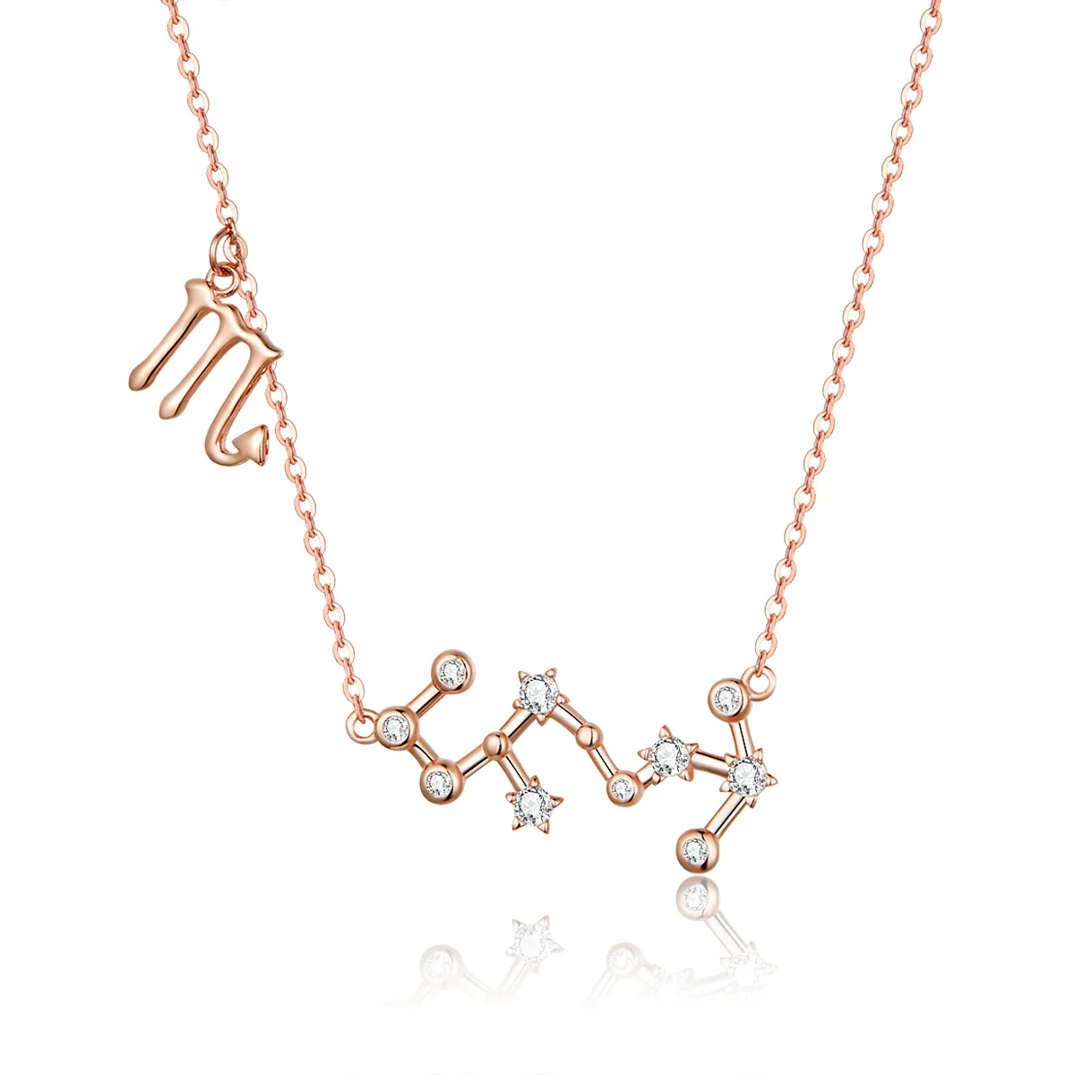 colier stil pandora cu zodia scorpion bsn025