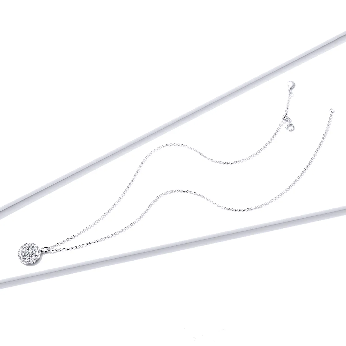 Pandora Style Four Leaf Clover Necklace - BSN142