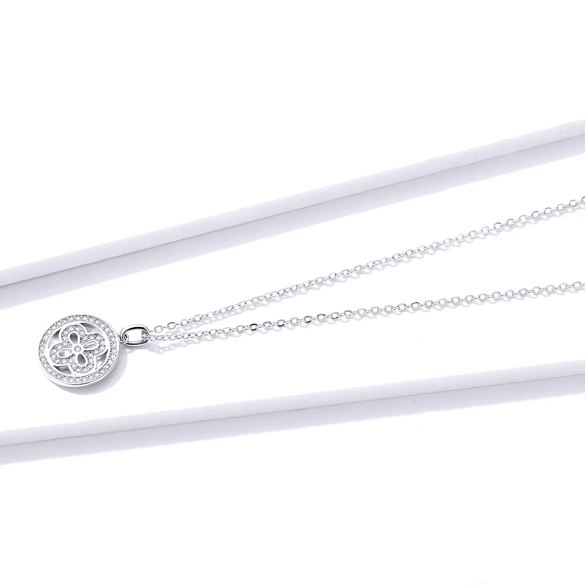 Pandora Style Four Leaf Clover Necklace - BSN142