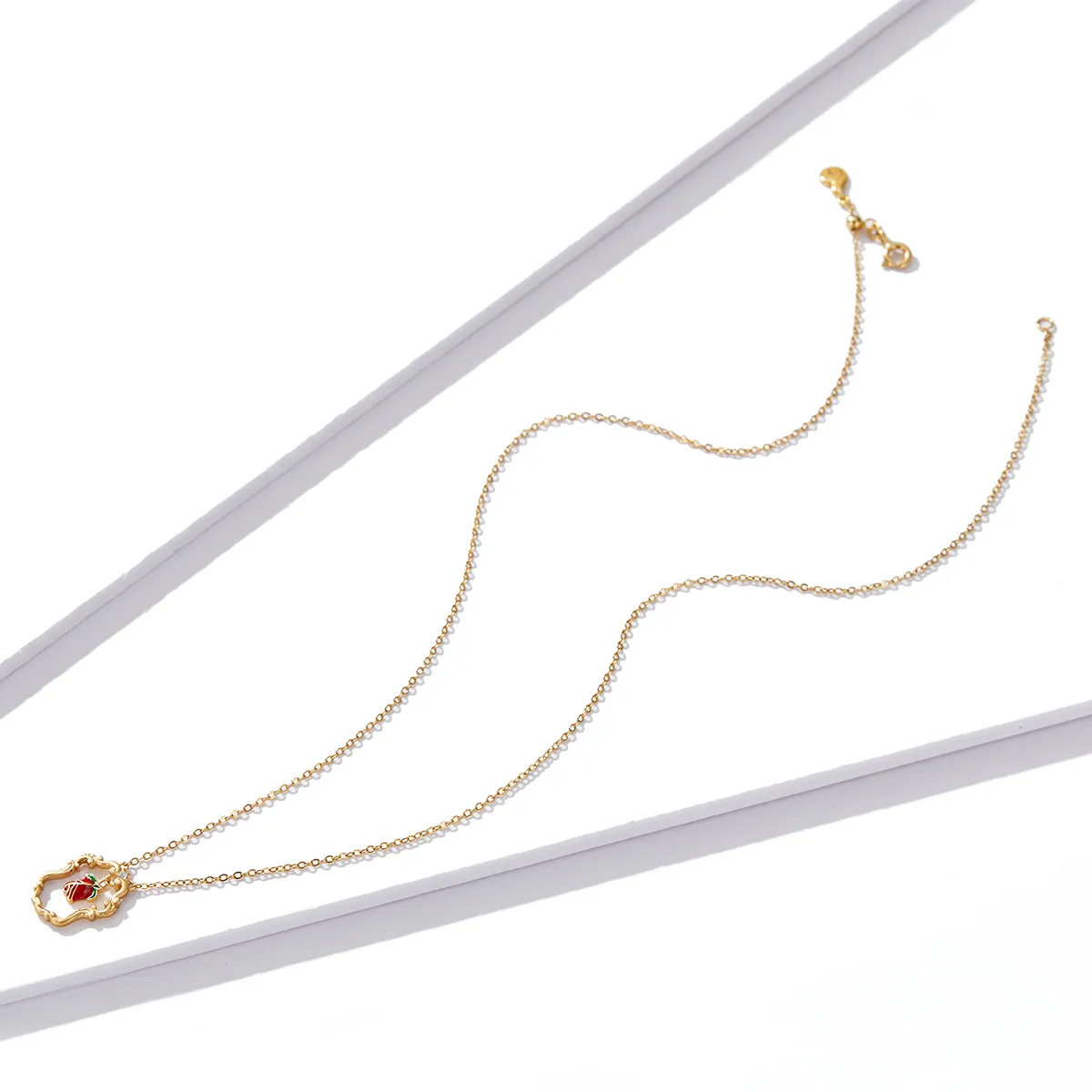 Pandora Style Retro Rose Necklace - BSN157