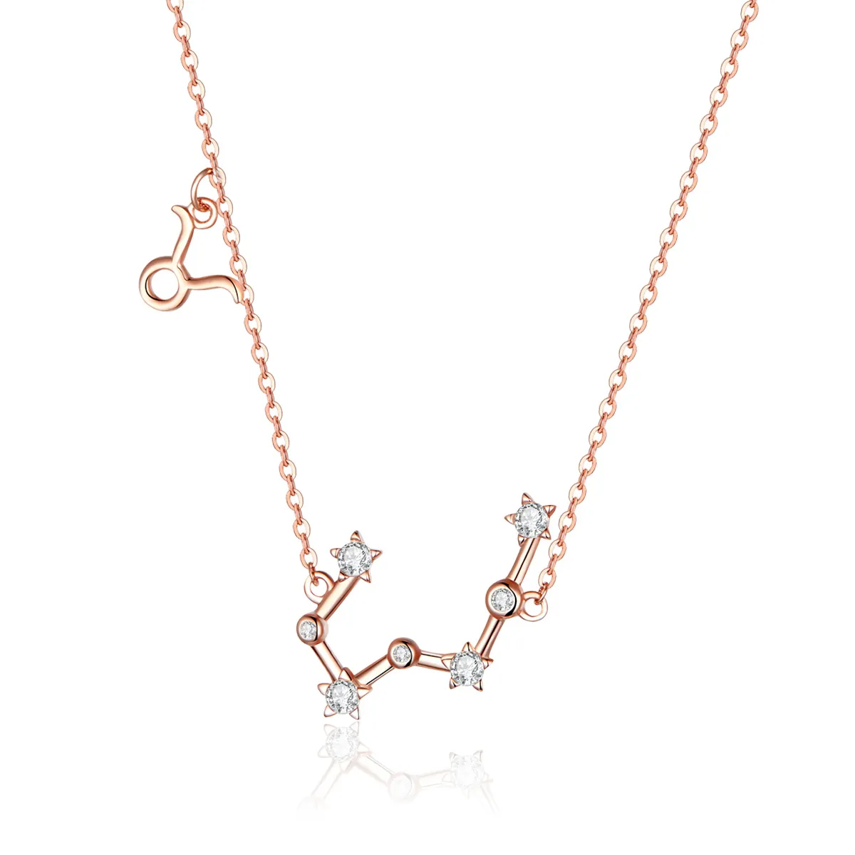 Pandora Style Taurus Necklace - BSN024
