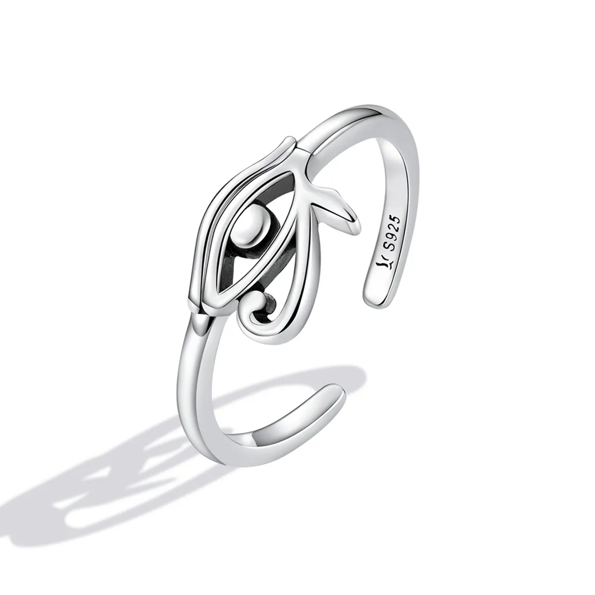 Inel deschis de stil Pandora cu simbolul Ochiului lui Horus - SCR801