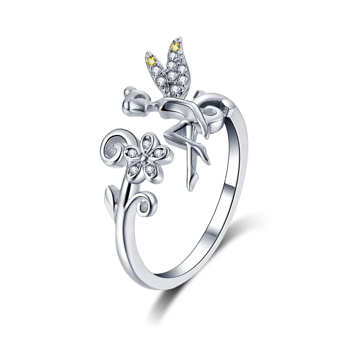 inel deschis de stil pandora inspirat de spiritul primăverii bsr025