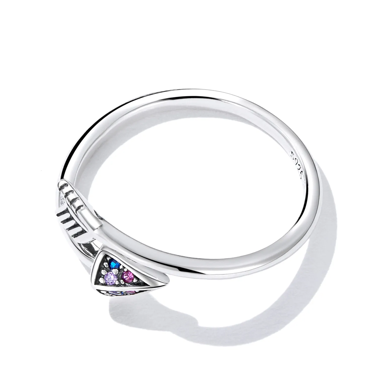 Inel deschis în stilul Pandora cu săgeată a iubirii - SCR820
