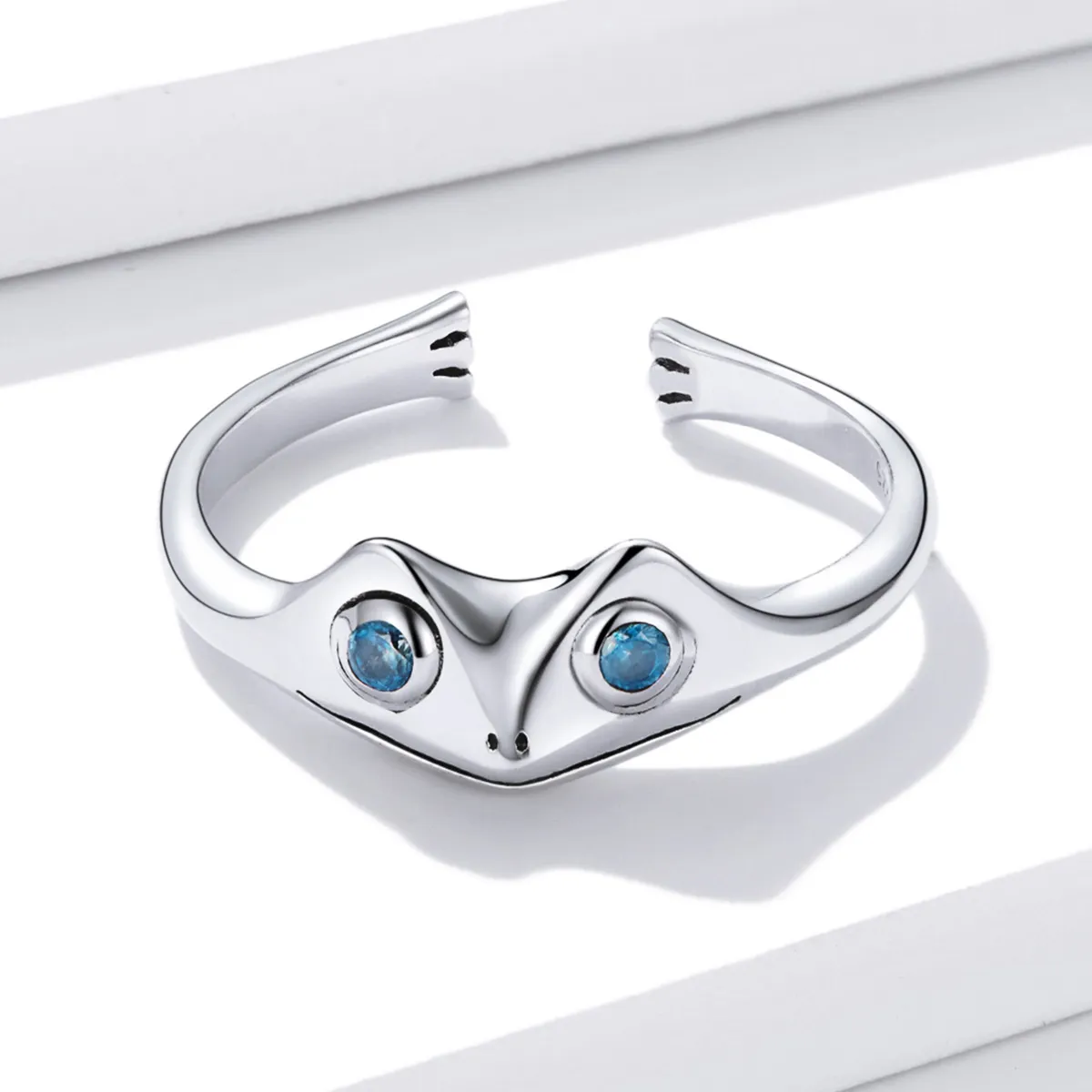 Pandora Style Funny Frog Open Ring - BSR197